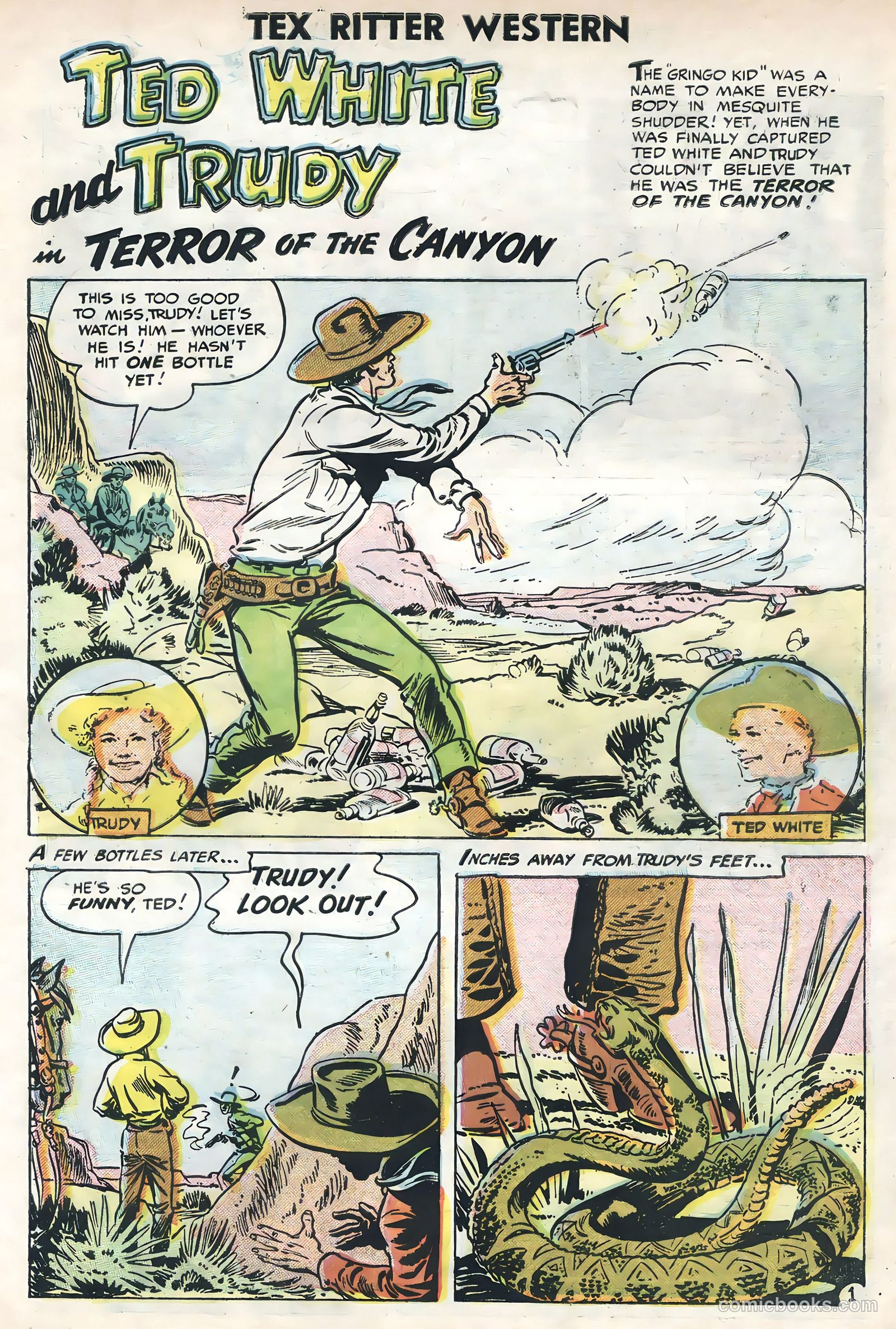 Tex Ritter Western #33 (1956) — page 27 of 36
