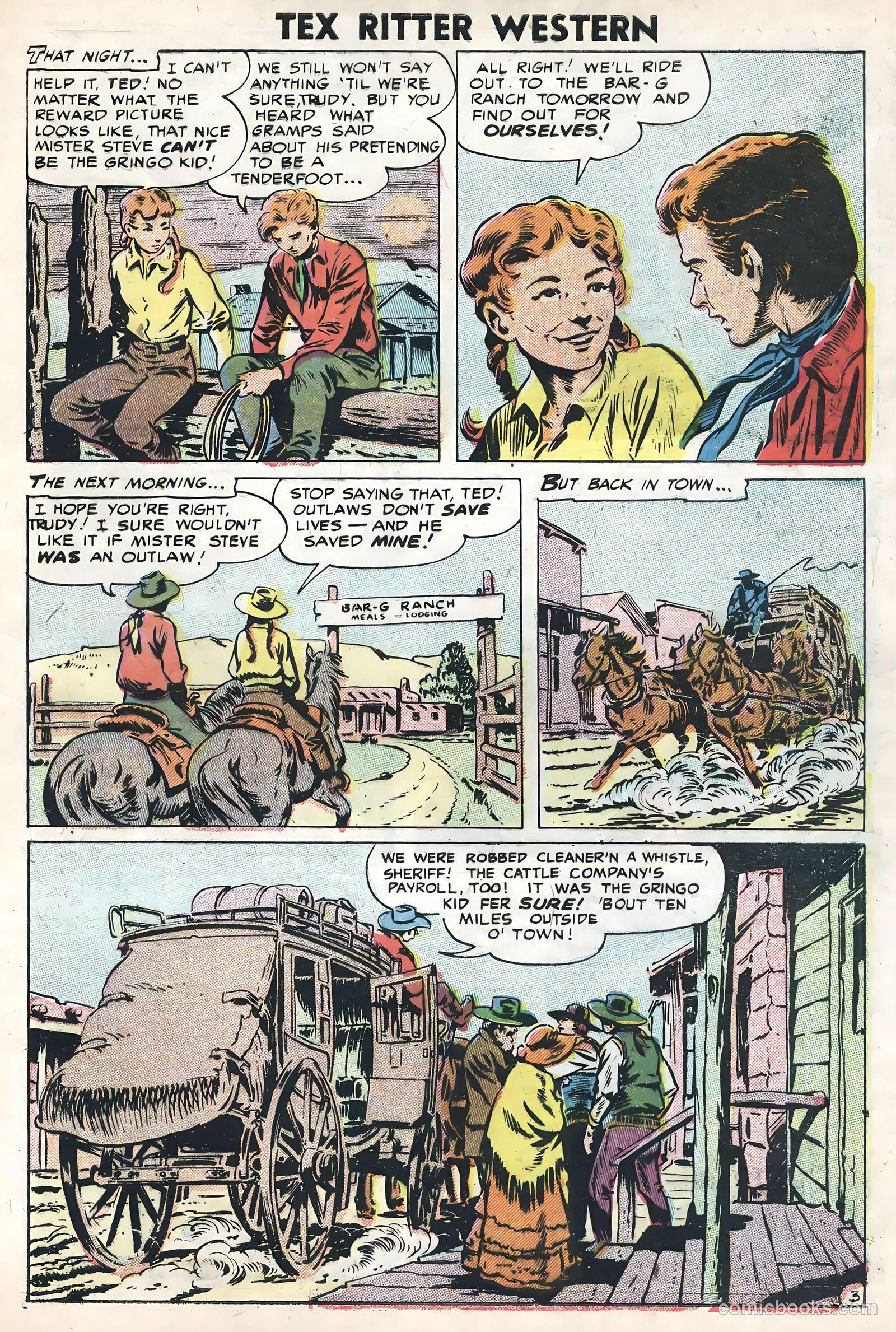 Tex Ritter Western #33 (1956) — page 29 of 36