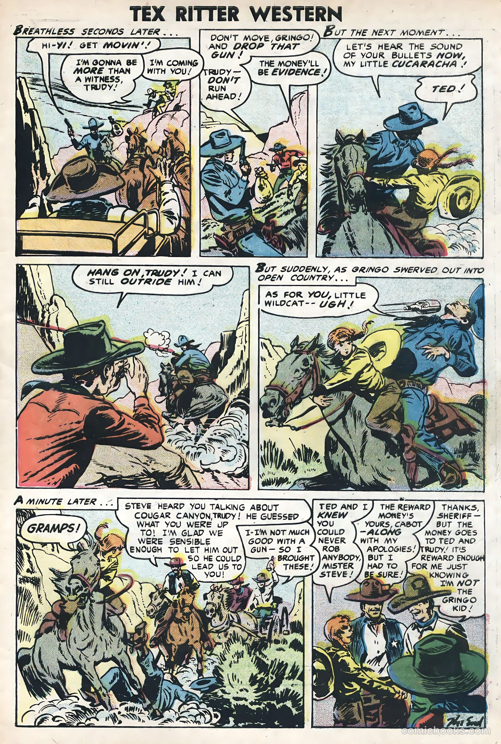 Tex Ritter Western #33 (1956) — page 33 of 36