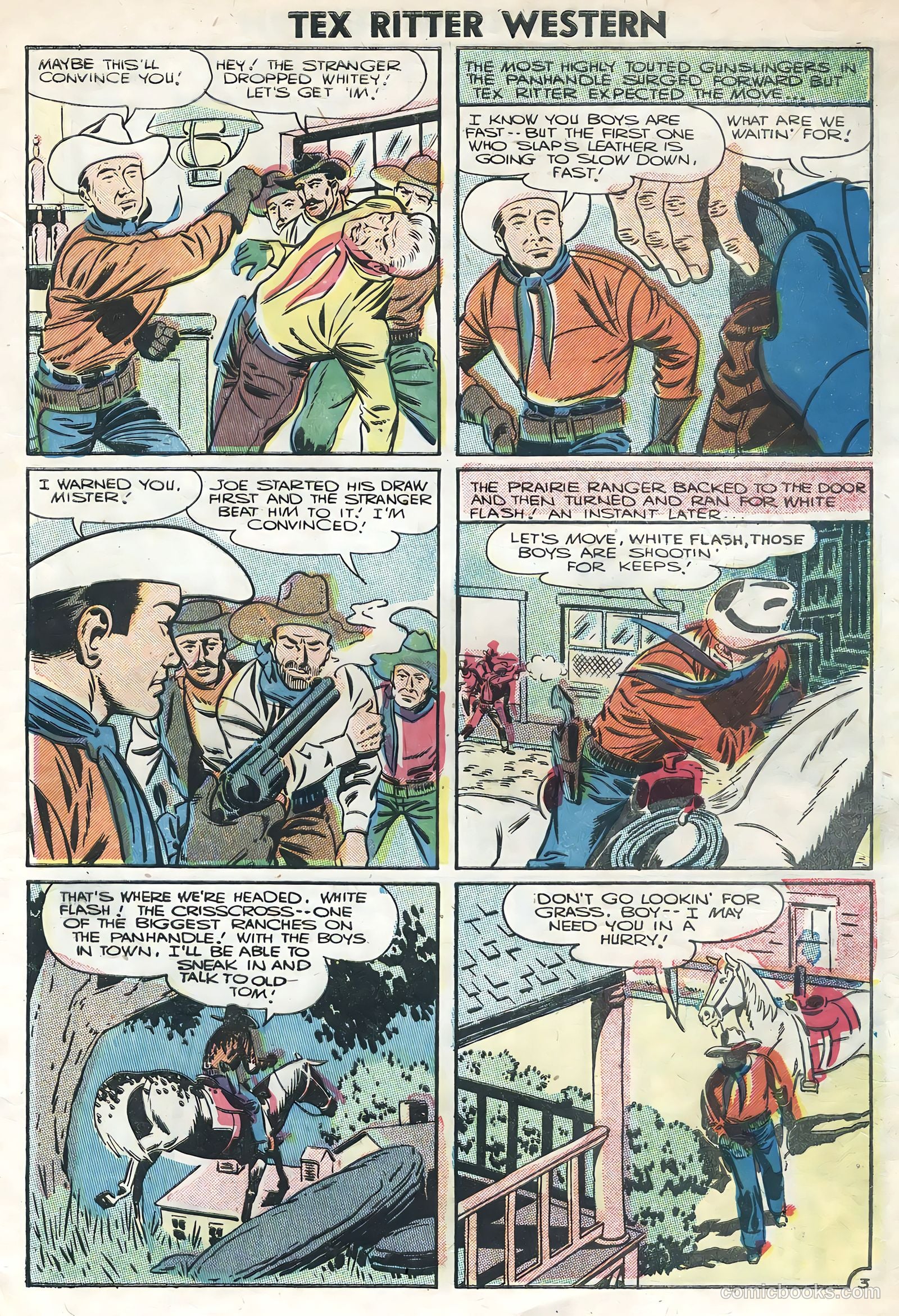 Tex Ritter Western #34 (1956) — page 5 of 36