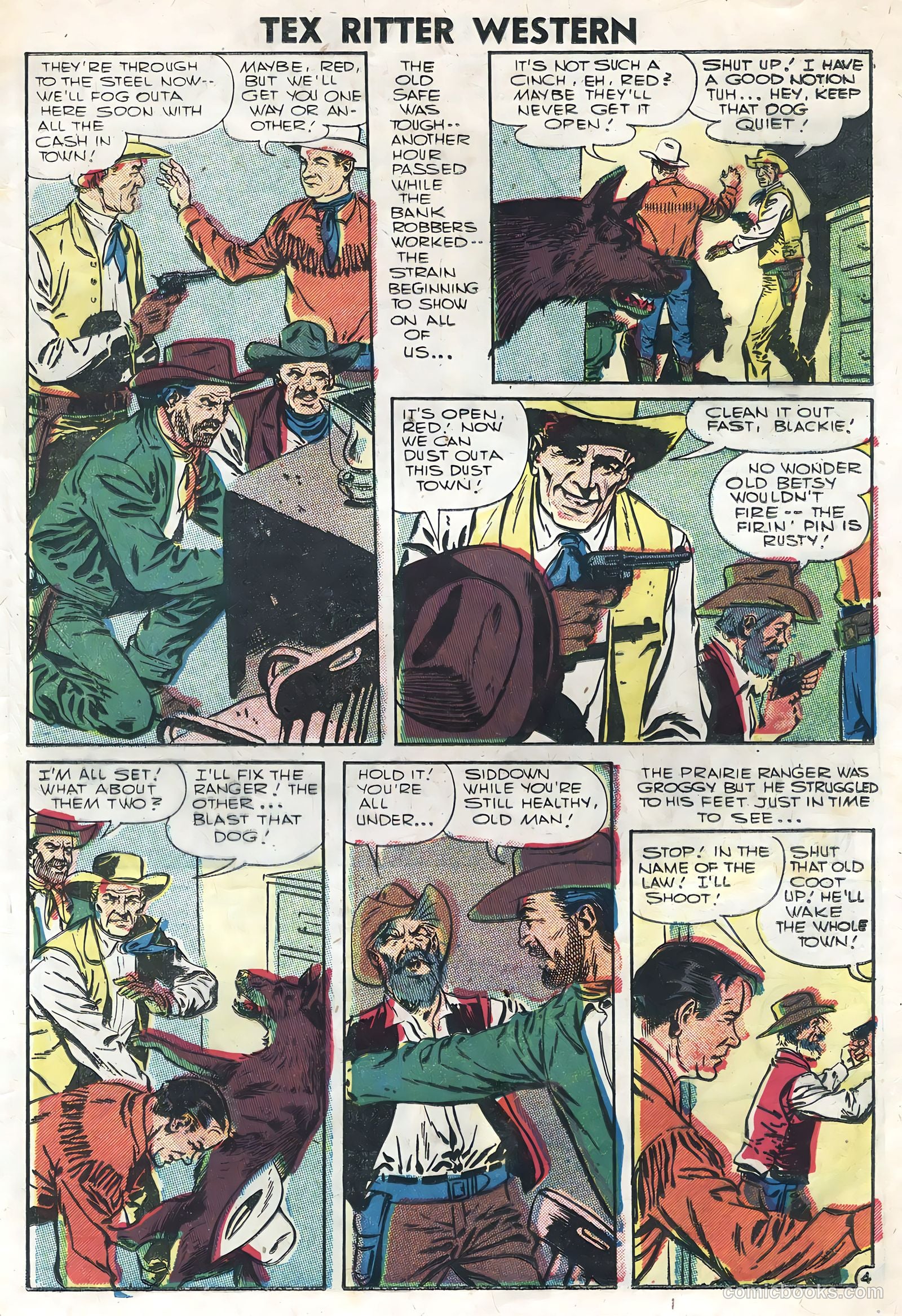 Tex Ritter Western #34 (1956) — page 13 of 36