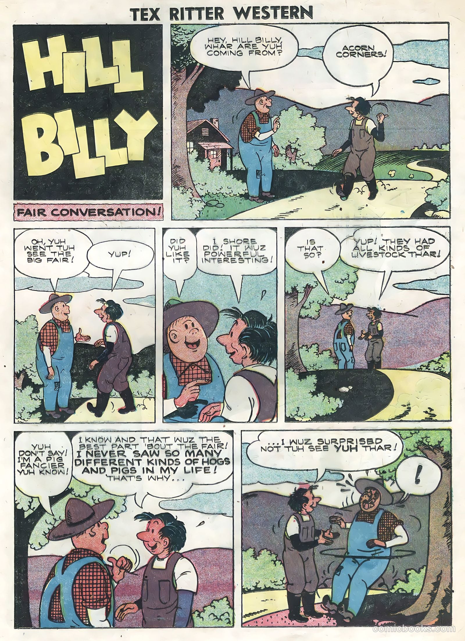 Tex Ritter Western #34 (1956) — page 25 of 36