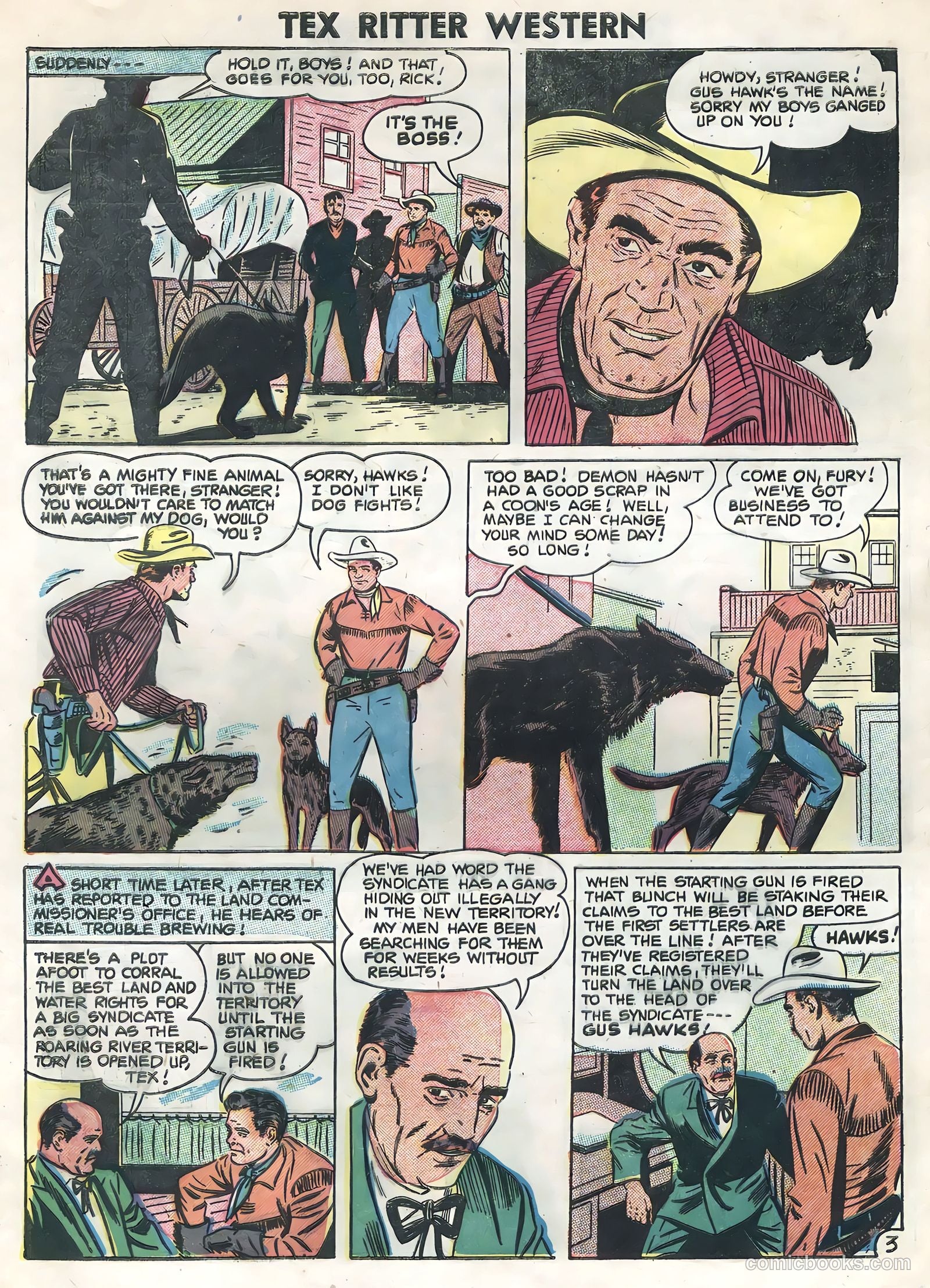 Tex Ritter Western #34 (1956) — page 28 of 36