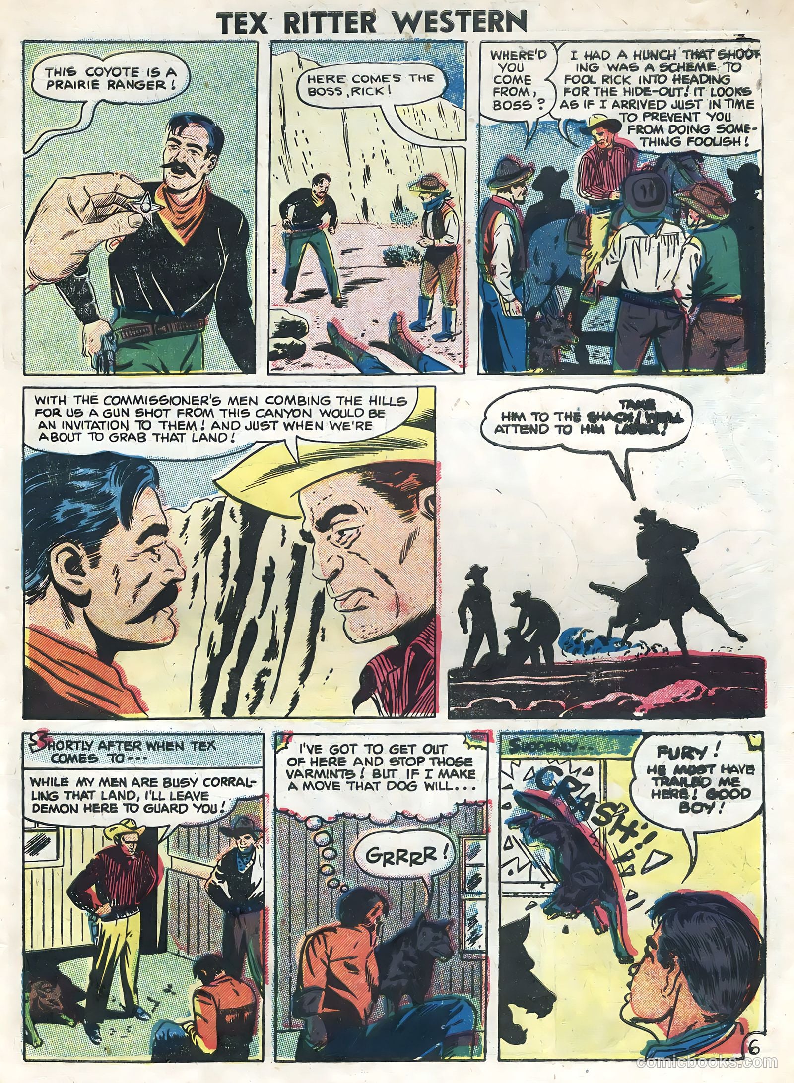 Tex Ritter Western #34 (1956) — page 31 of 36