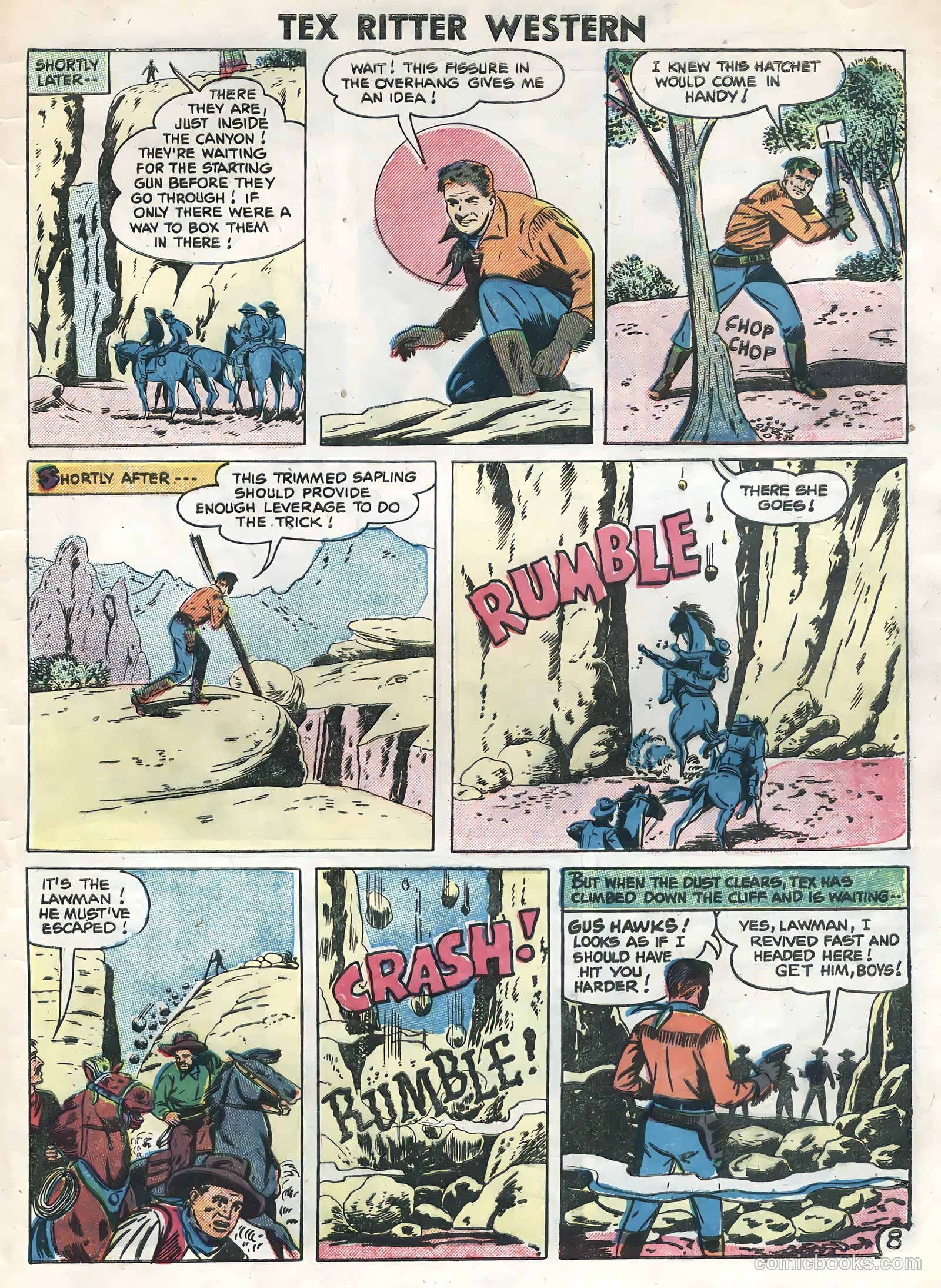 Tex Ritter Western #34 (1956) — page 33 of 36