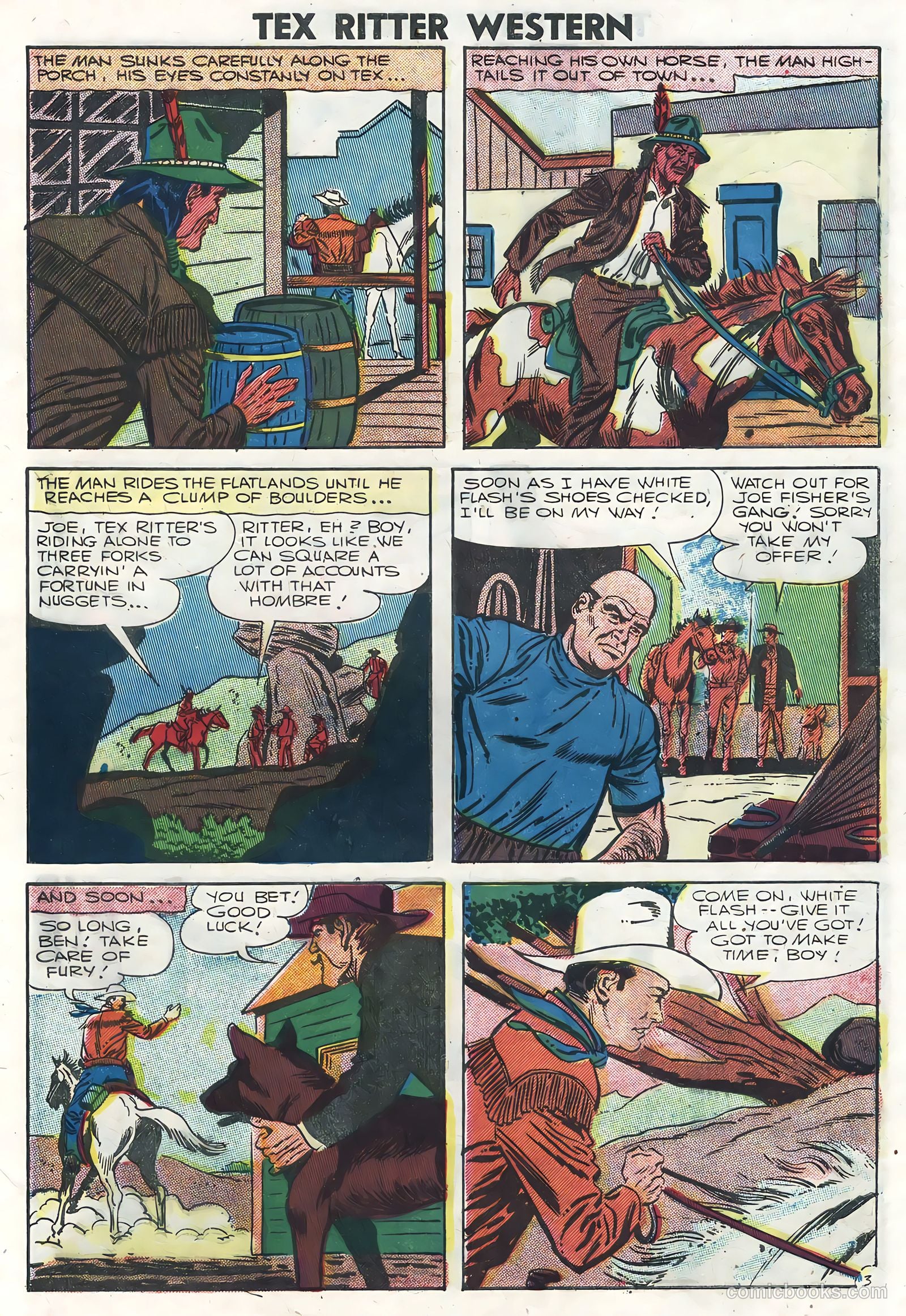 Tex Ritter Western #35 (1957) — page 5 of 36