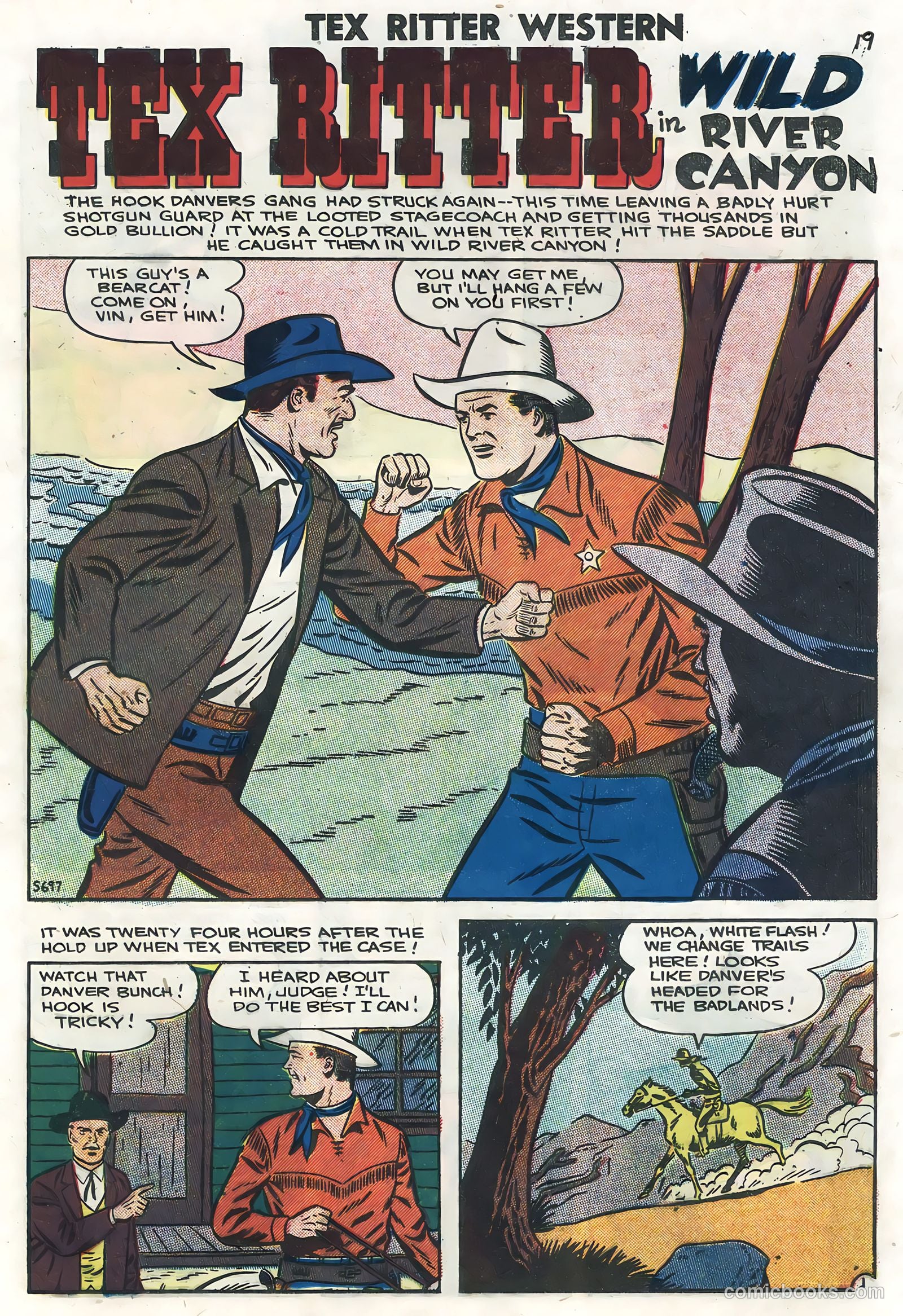 Tex Ritter Western #35 (1957) — page 21 of 36