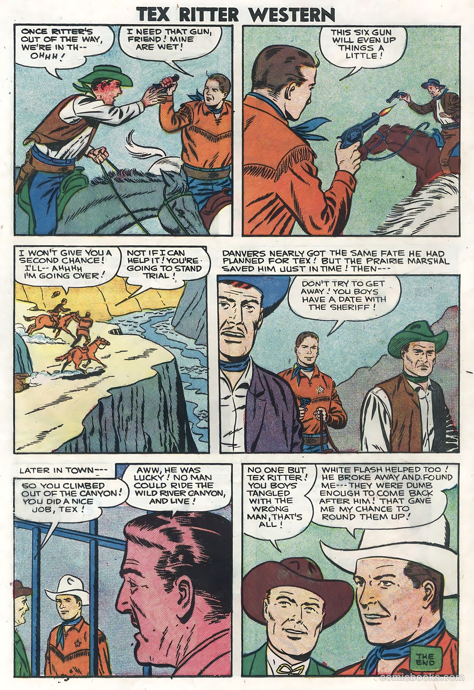 Tex Ritter Western #35 (1957) — page 24 of 36