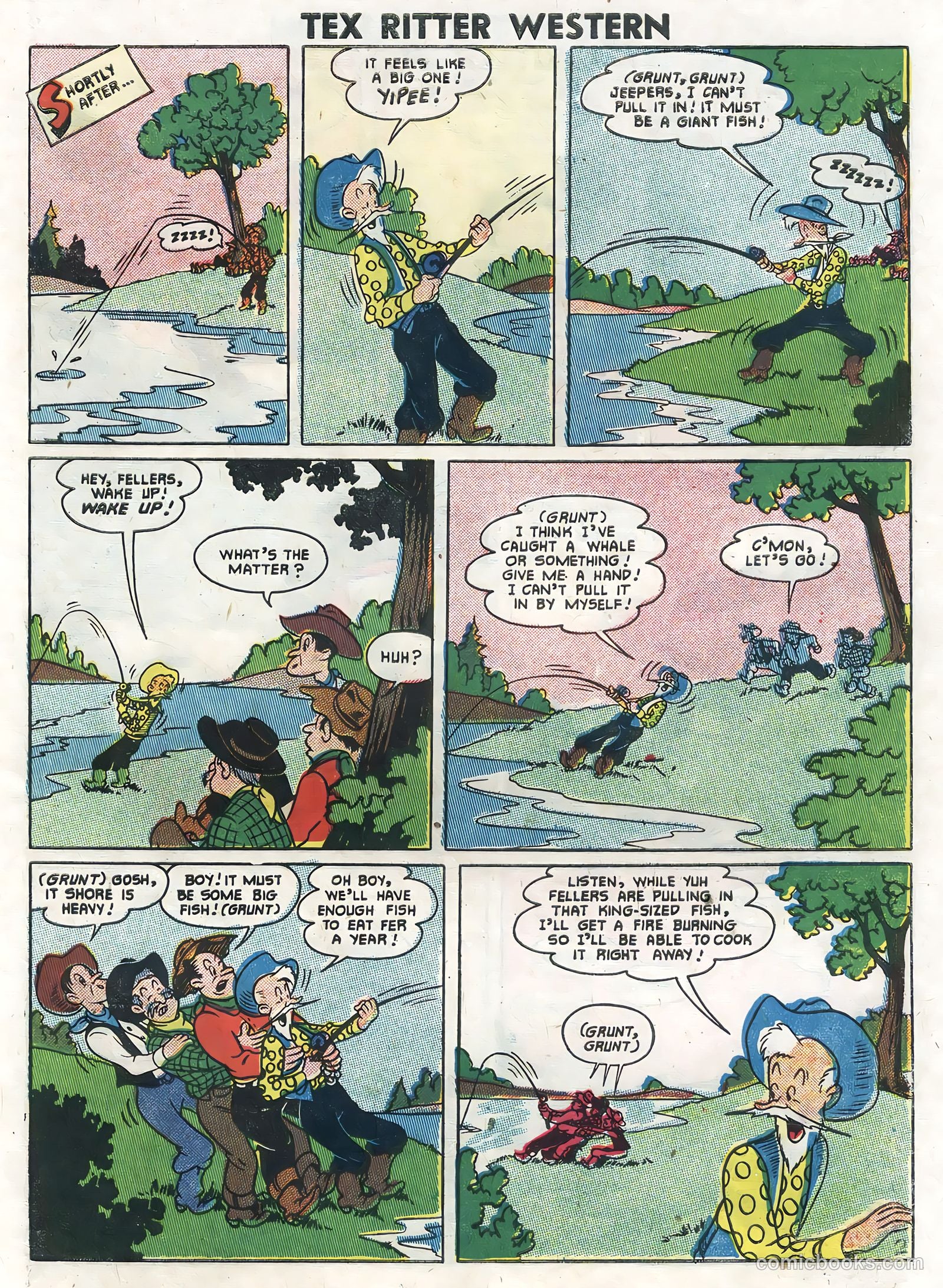 Tex Ritter Western #35 (1957) — page 27 of 36