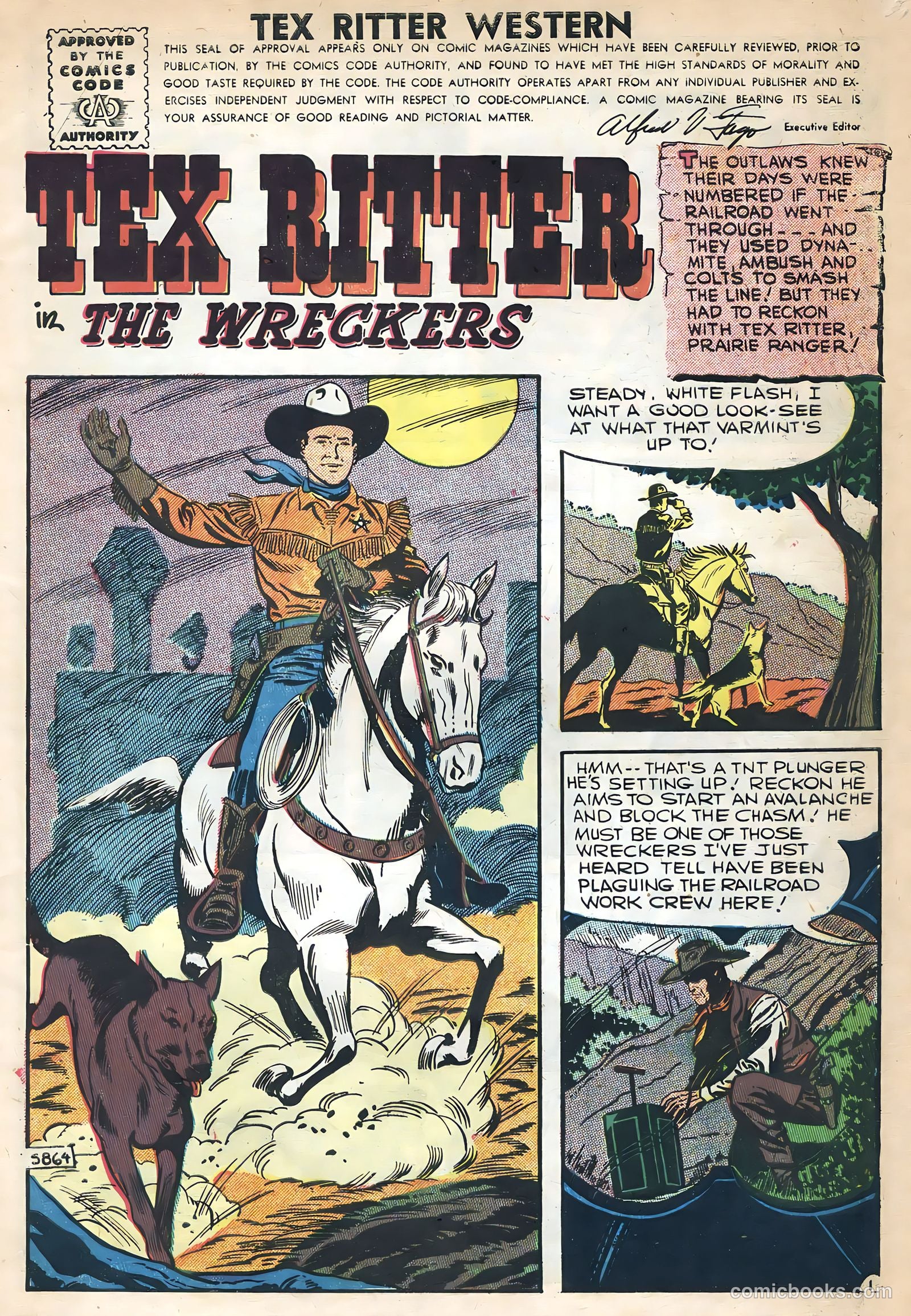 Tex Ritter Western #36 (1957) — page 3 of 36
