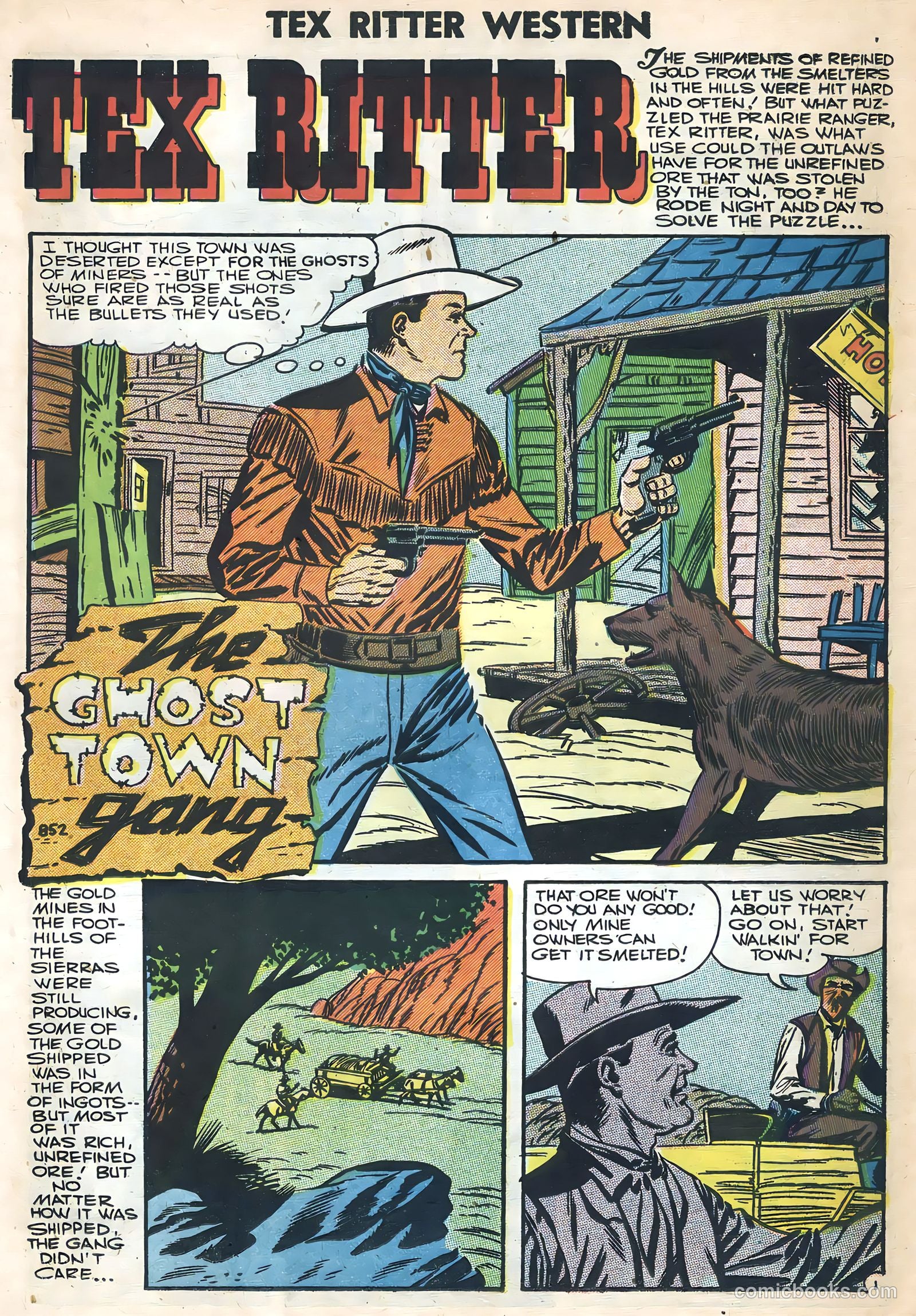 Tex Ritter Western #36 (1957) — page 11 of 36