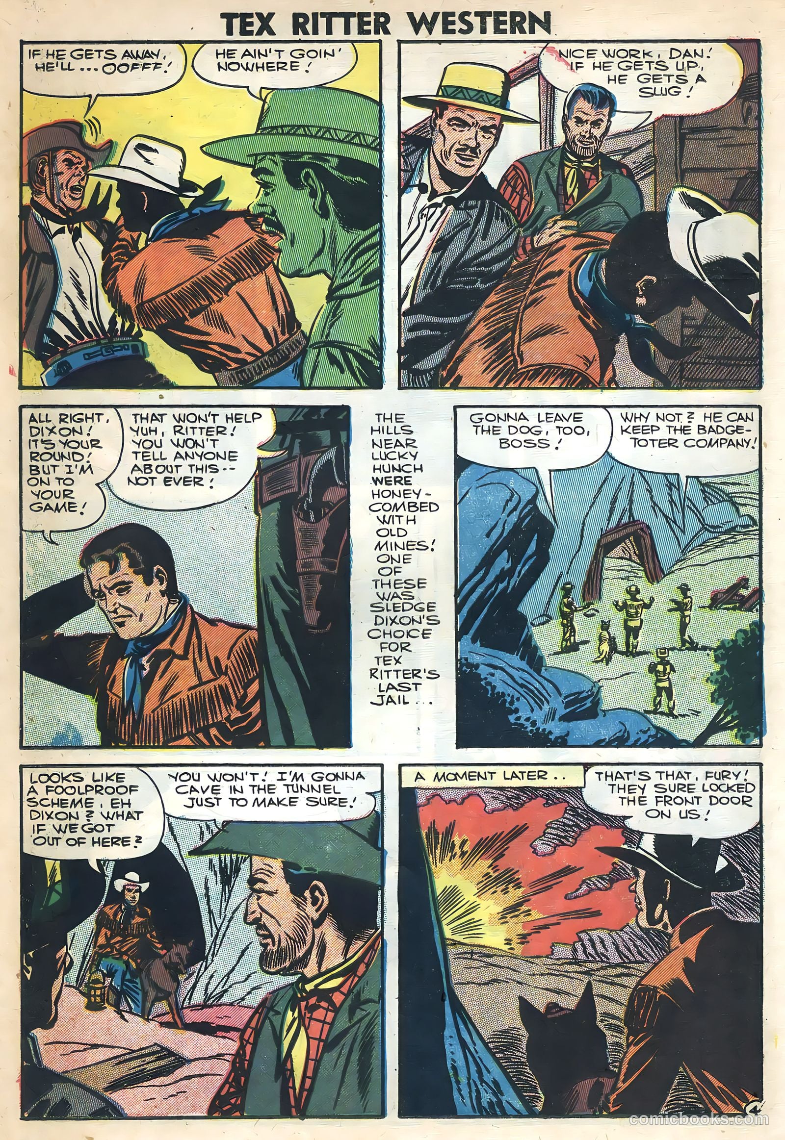 Tex Ritter Western #36 (1957) — page 14 of 36