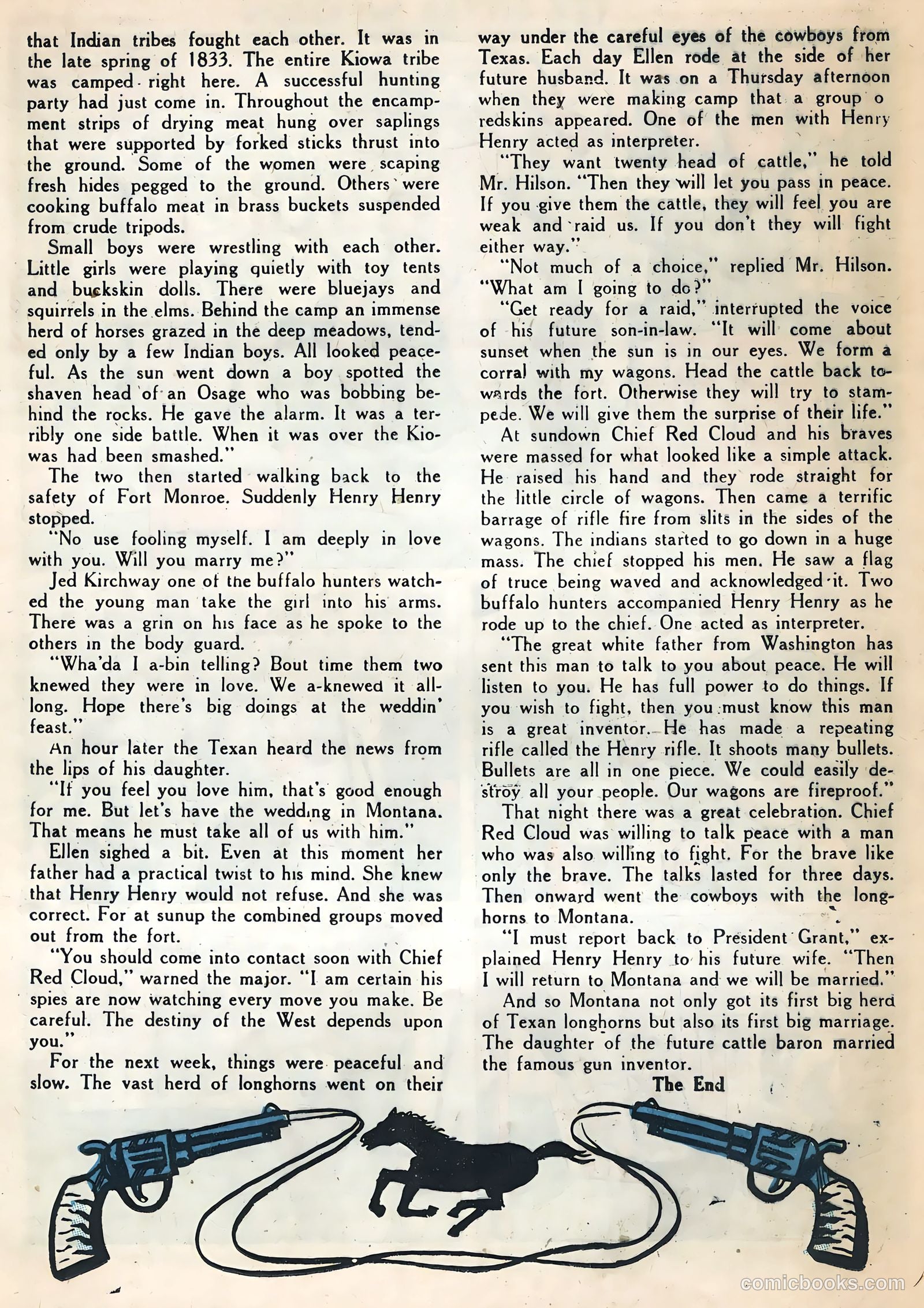 Tex Ritter Western #36 (1957) — page 17 of 36