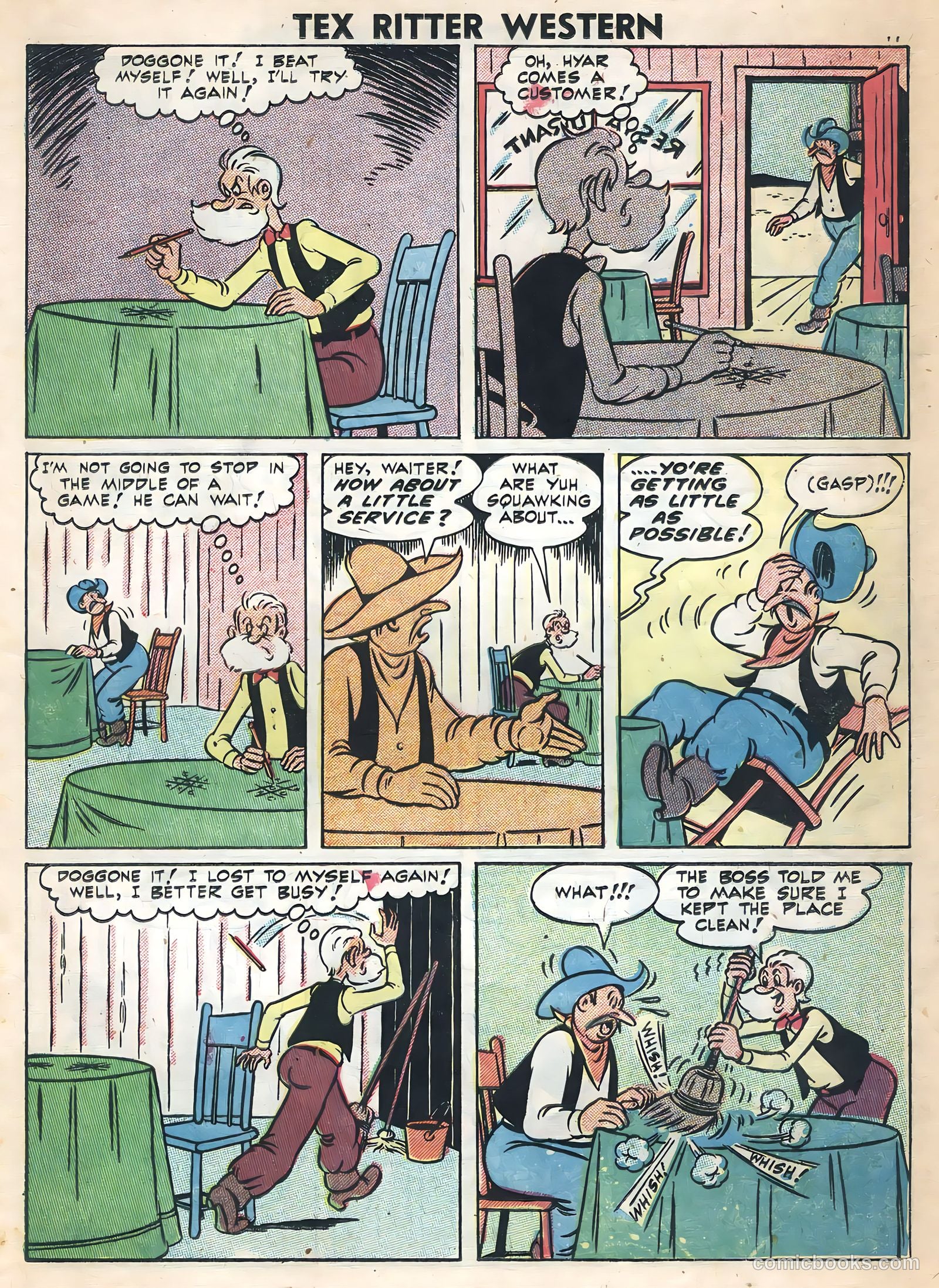 Tex Ritter Western #36 (1957) — page 19 of 36