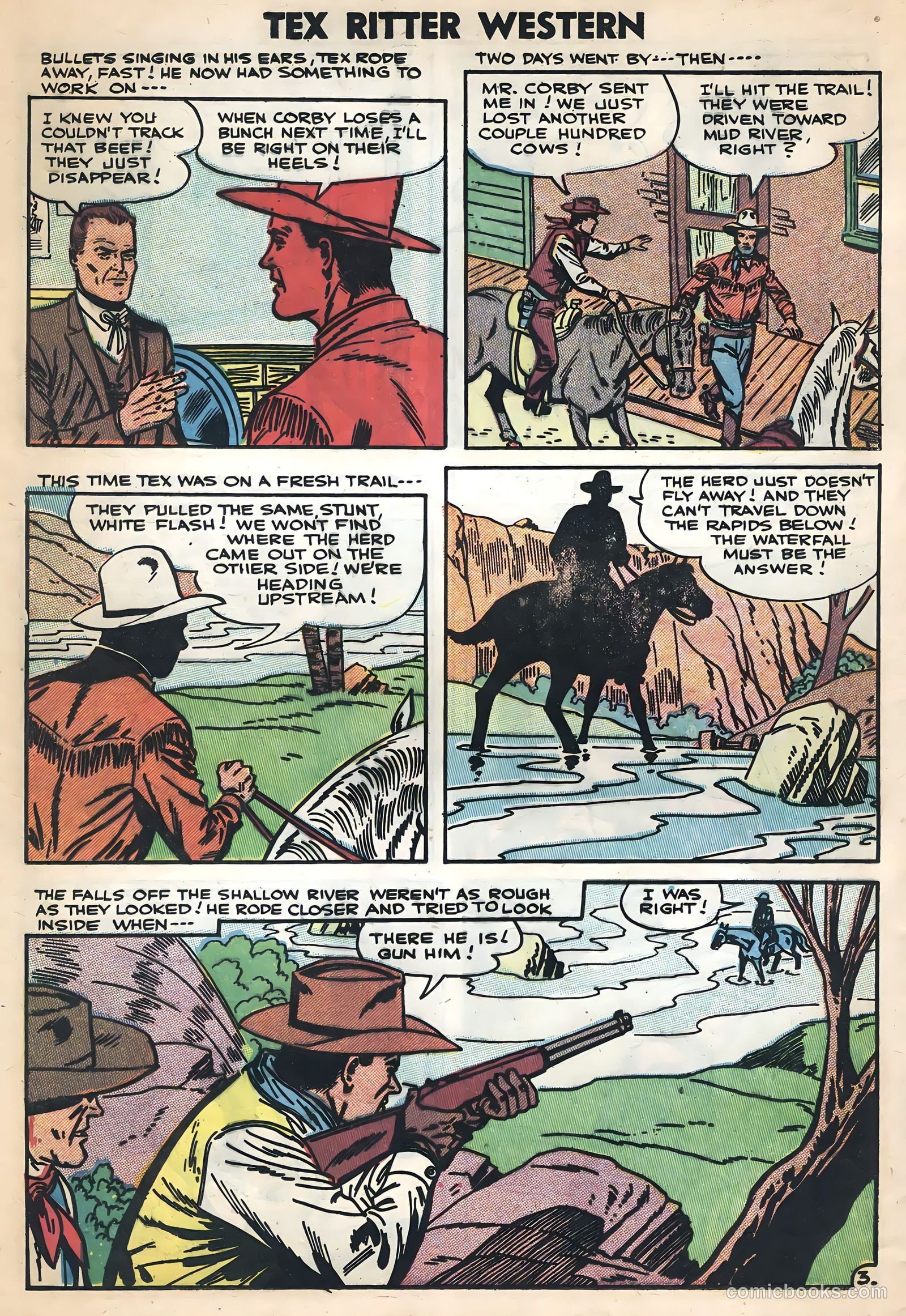 Tex Ritter Western #36 (1957) — page 24 of 36