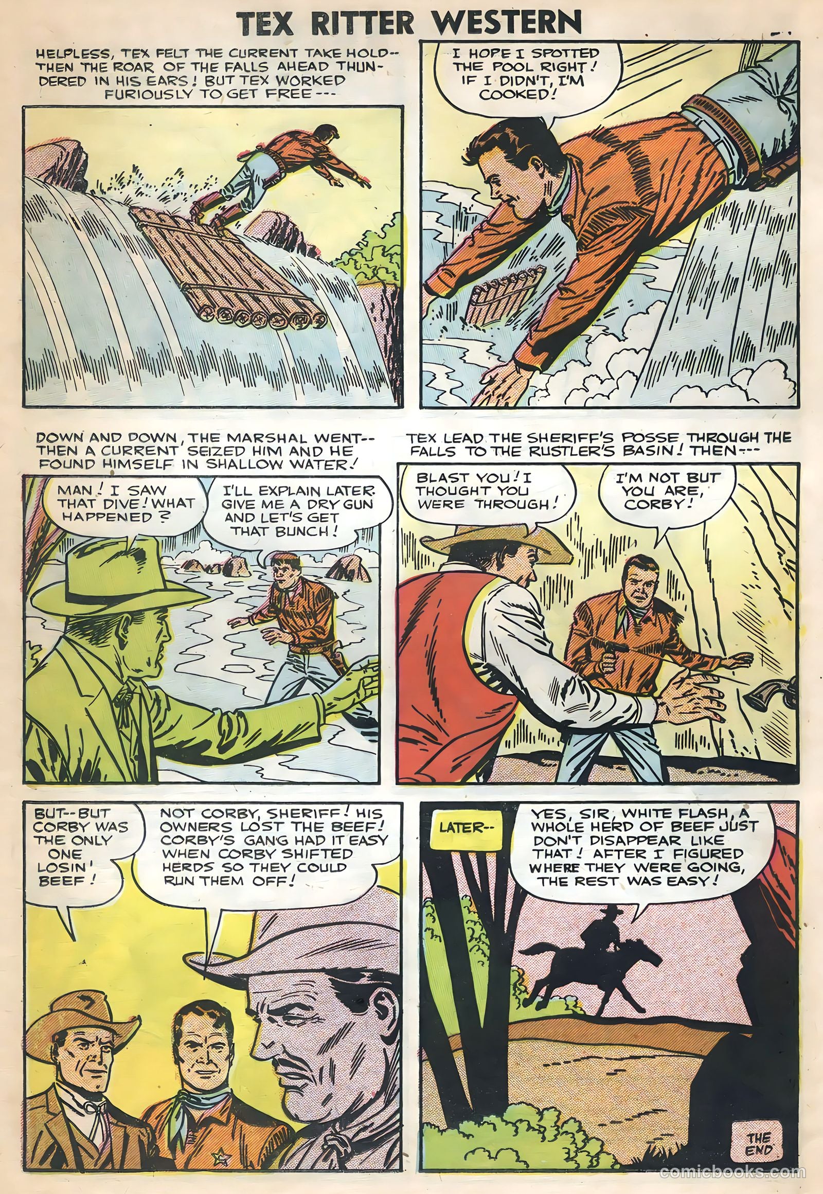 Tex Ritter Western #36 (1957) — page 26 of 36