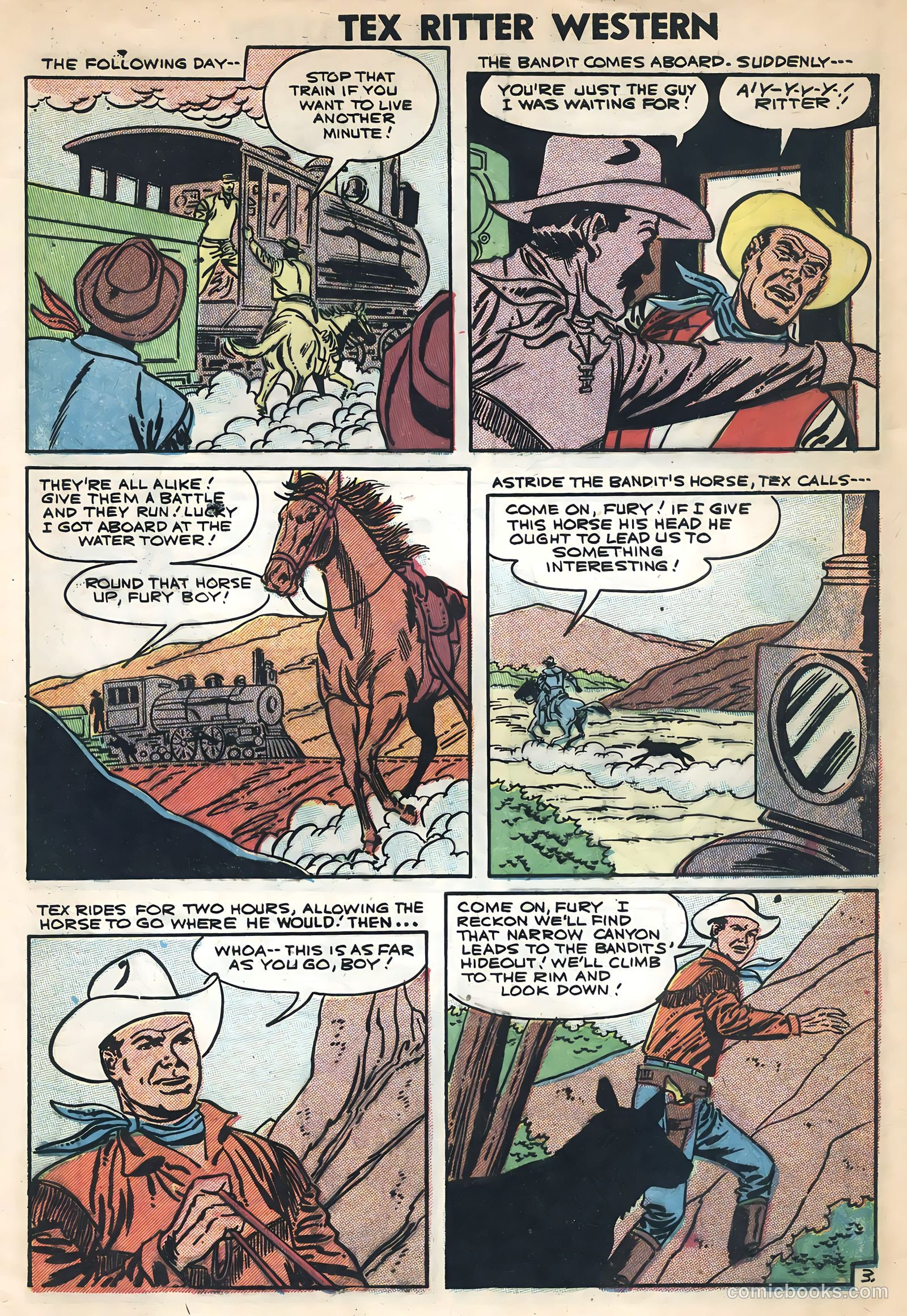 Tex Ritter Western #36 (1957) — page 29 of 36