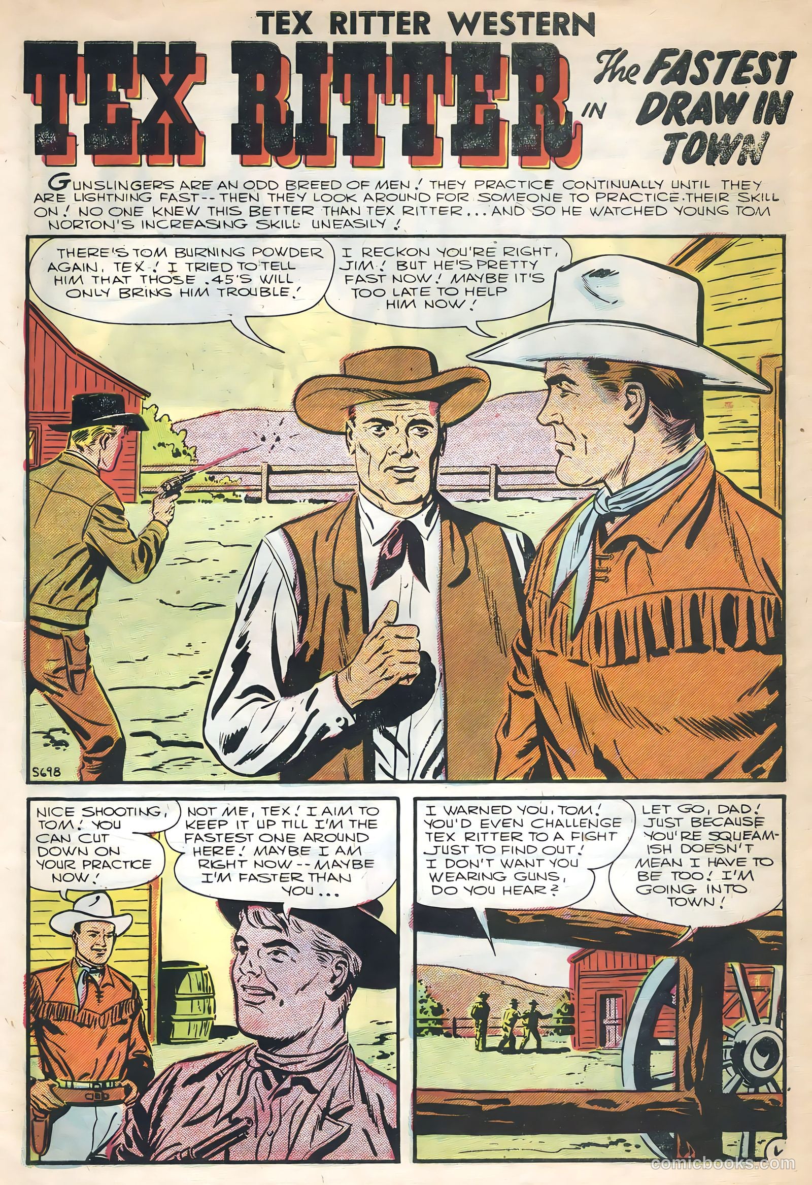 Tex Ritter Western #36 (1957) — page 31 of 36