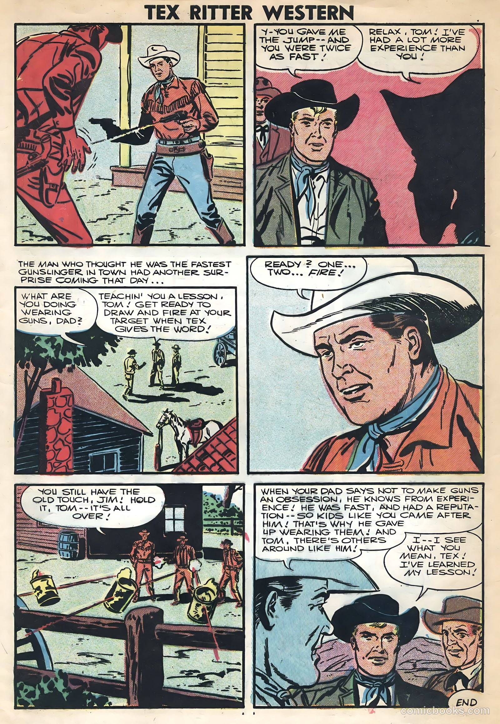Tex Ritter Western #36 (1957) — page 33 of 36