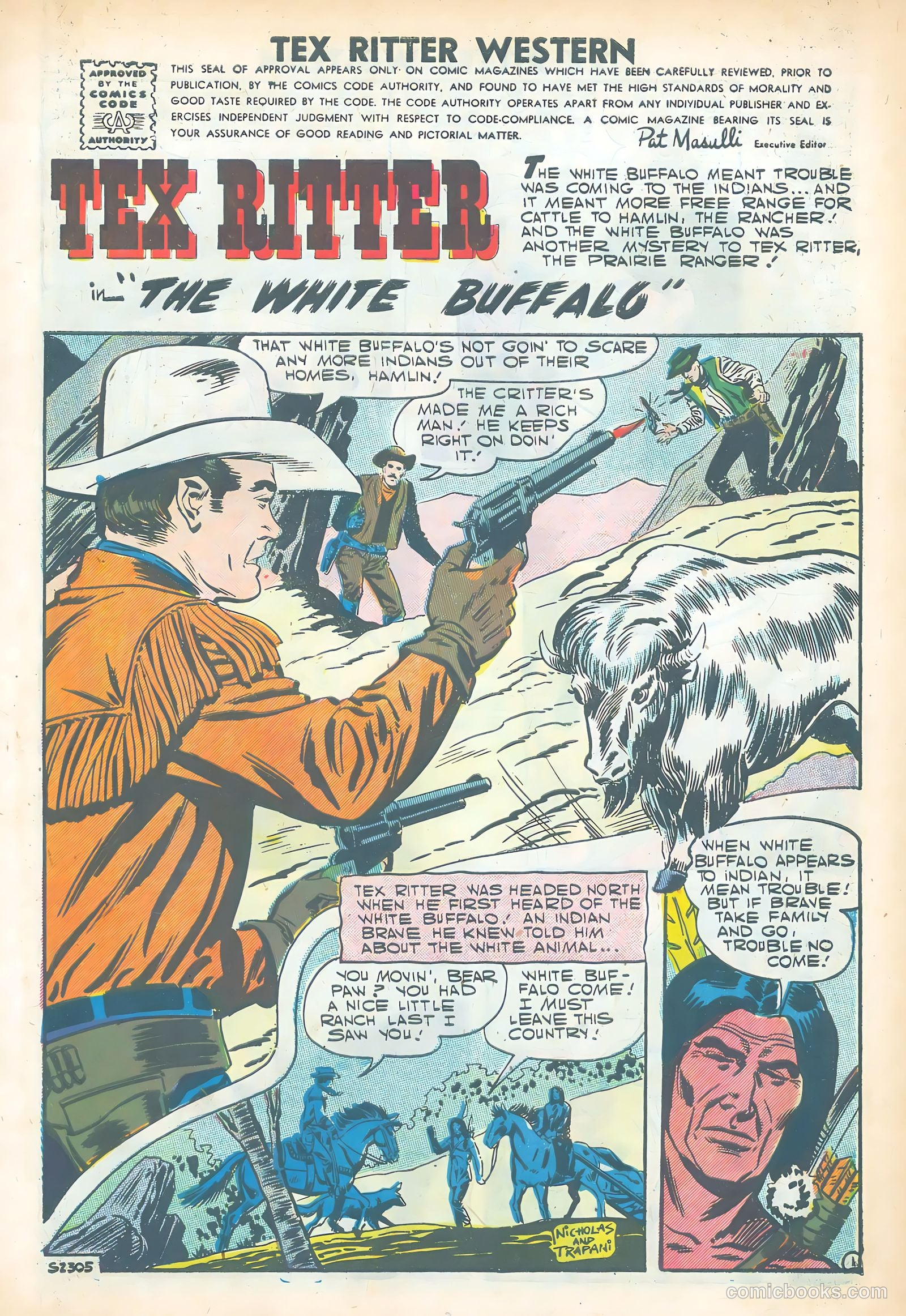 Tex Ritter Western #38 (1957) — page 3 of 36