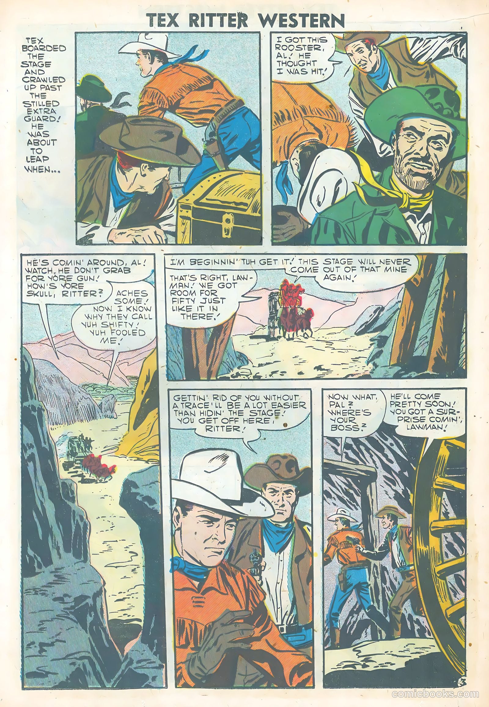 Tex Ritter Western #38 (1957) — page 11 of 36
