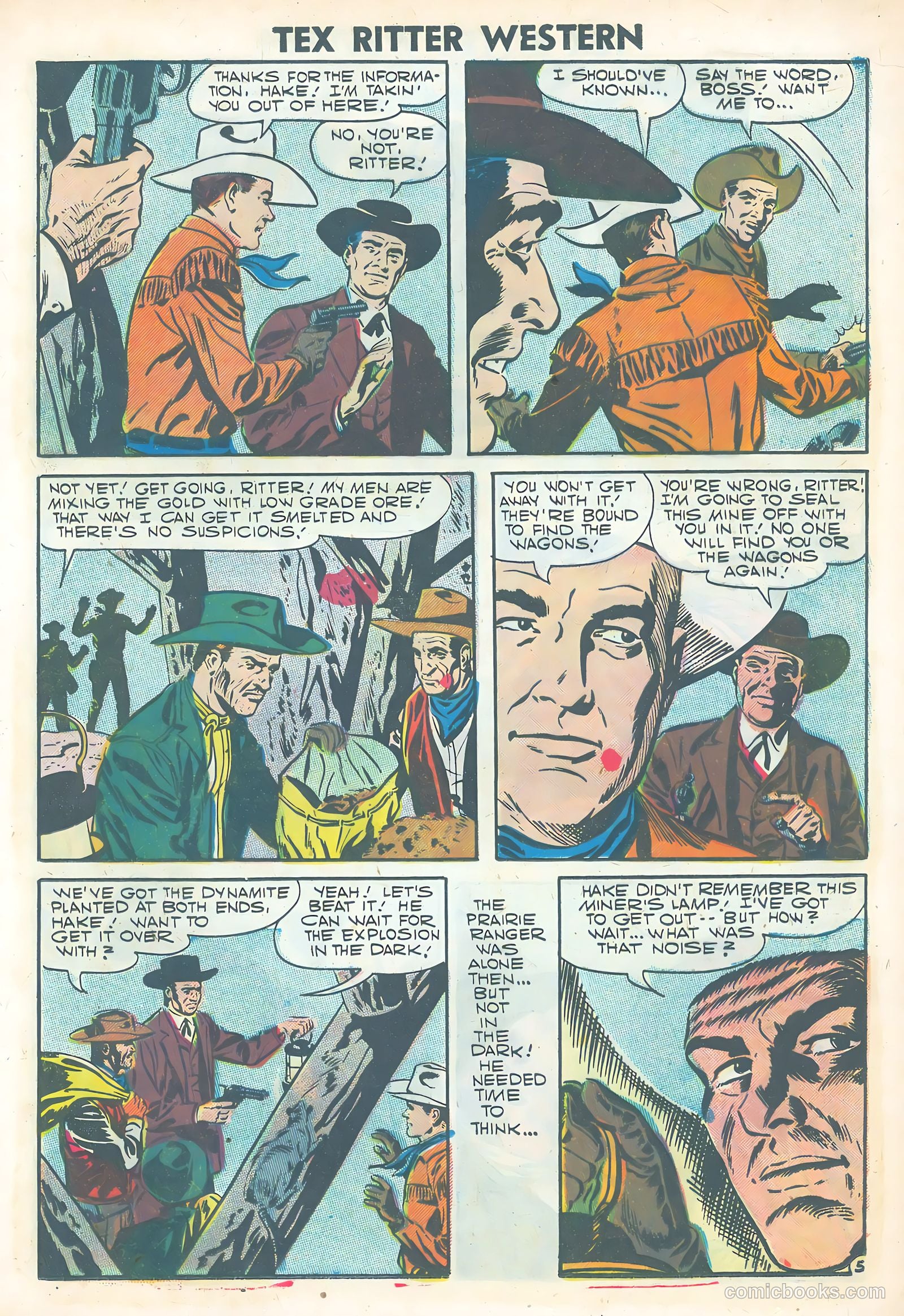 Tex Ritter Western #38 (1957) — page 13 of 36