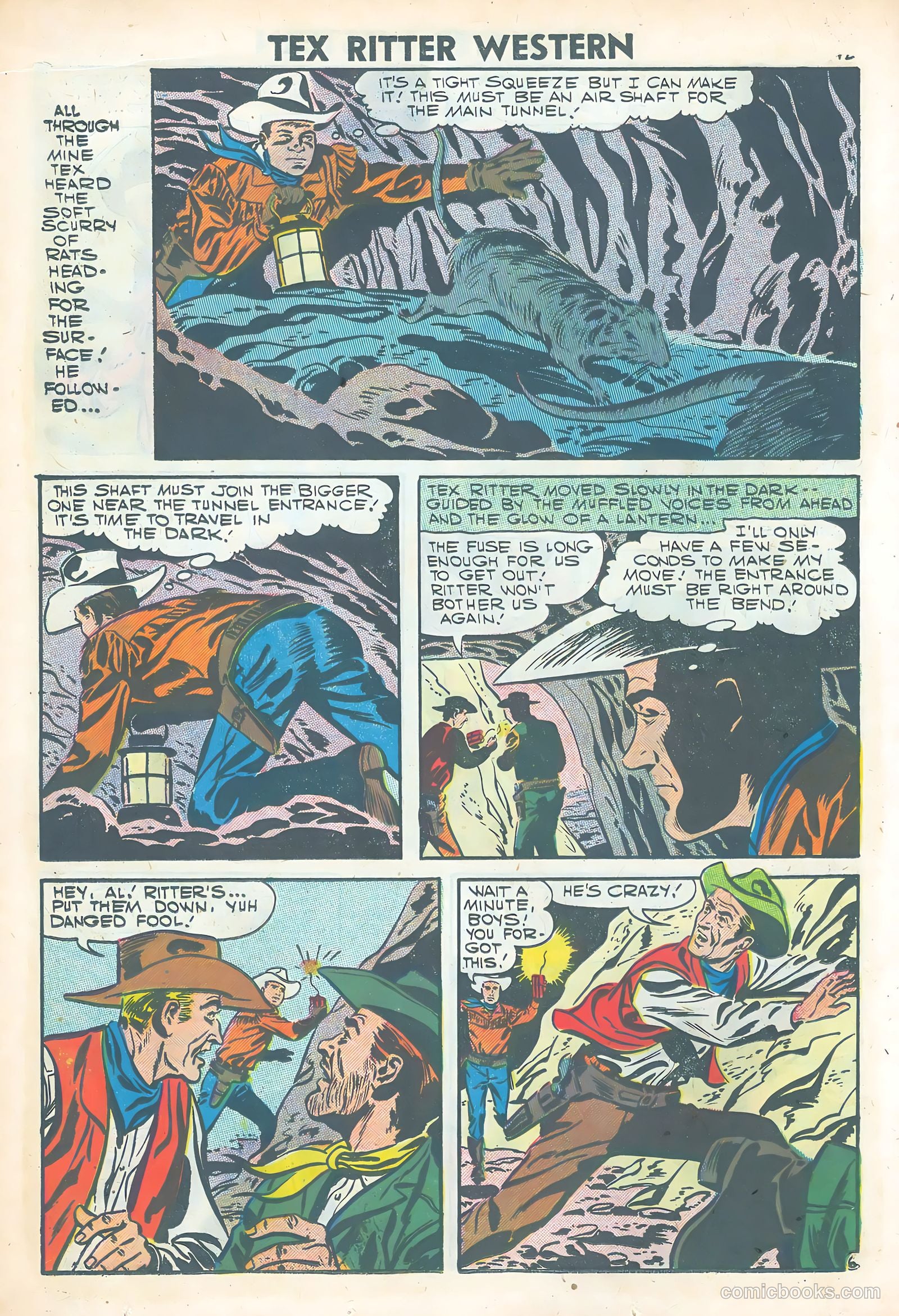 Tex Ritter Western #38 (1957) — page 14 of 36