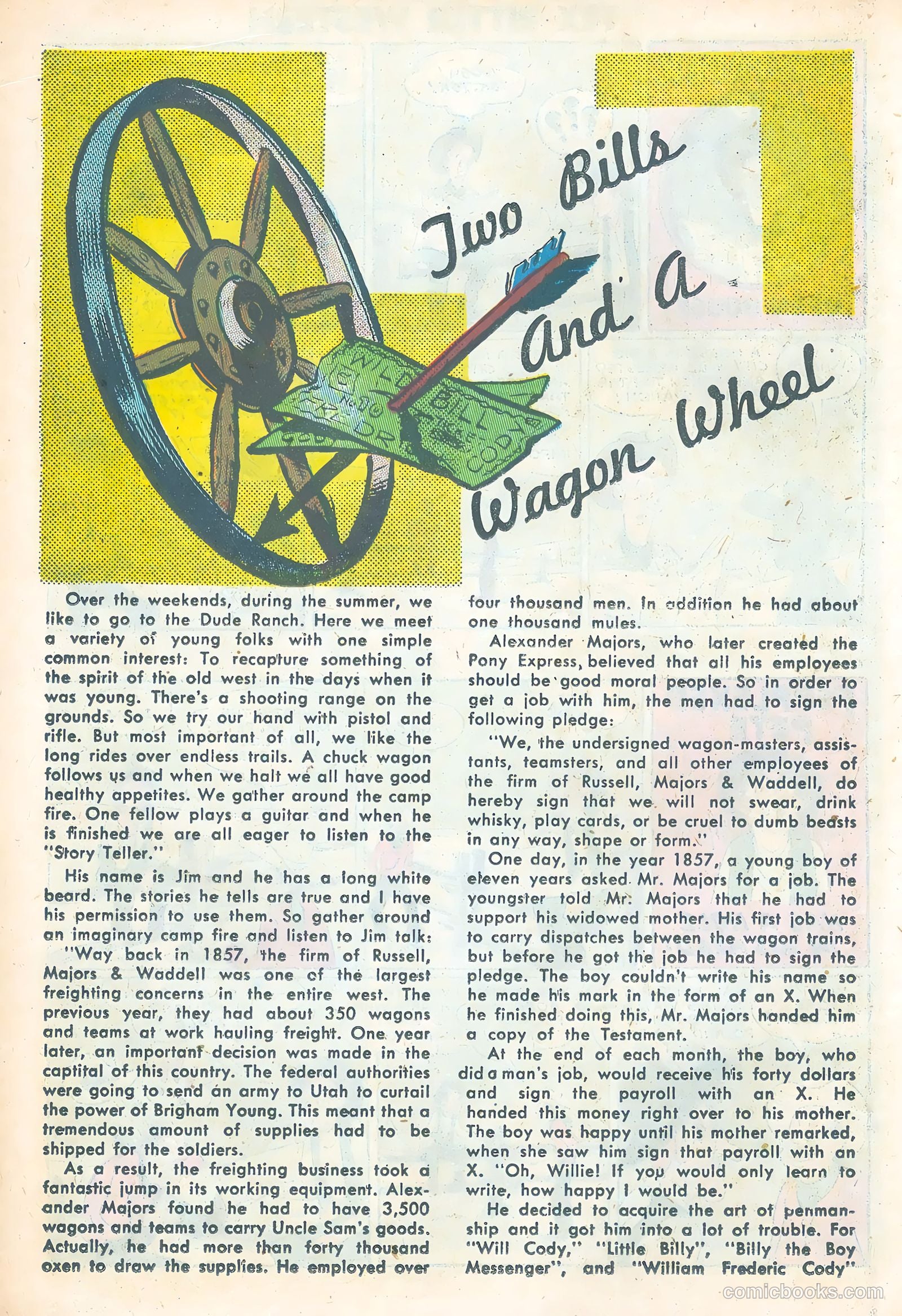 Tex Ritter Western #38 (1957) — page 18 of 36