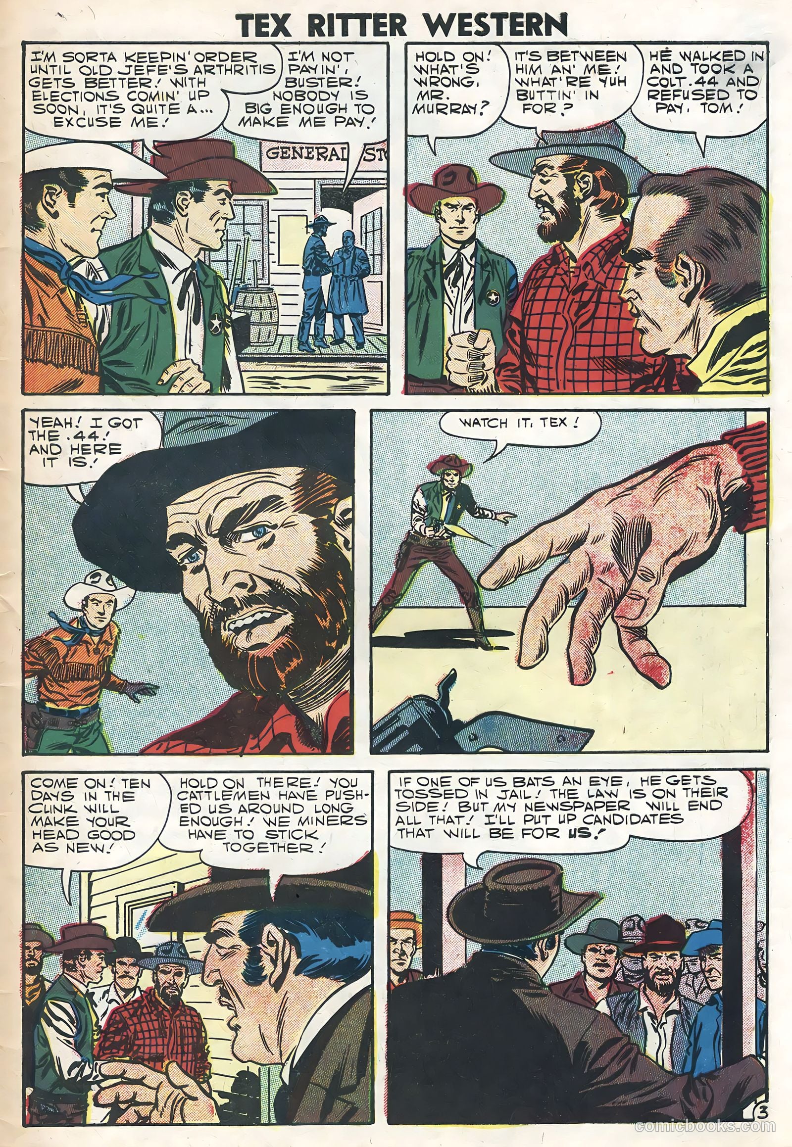 Tex Ritter Western #39 (1958) — page 5 of 36