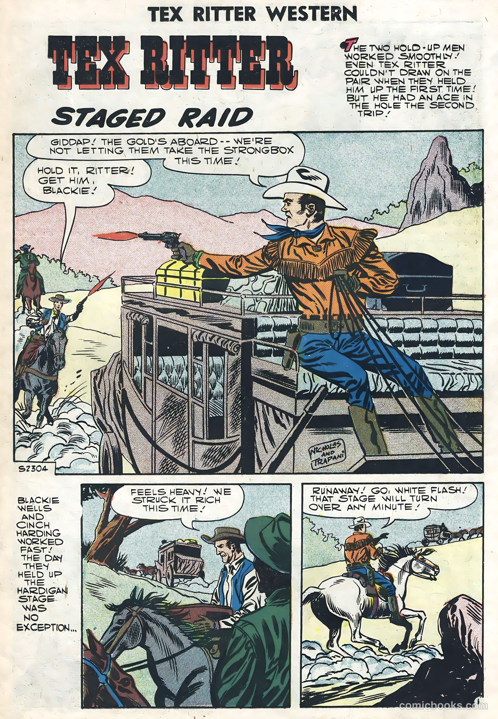 Tex Ritter Western #39 (1958) — page 11 of 36