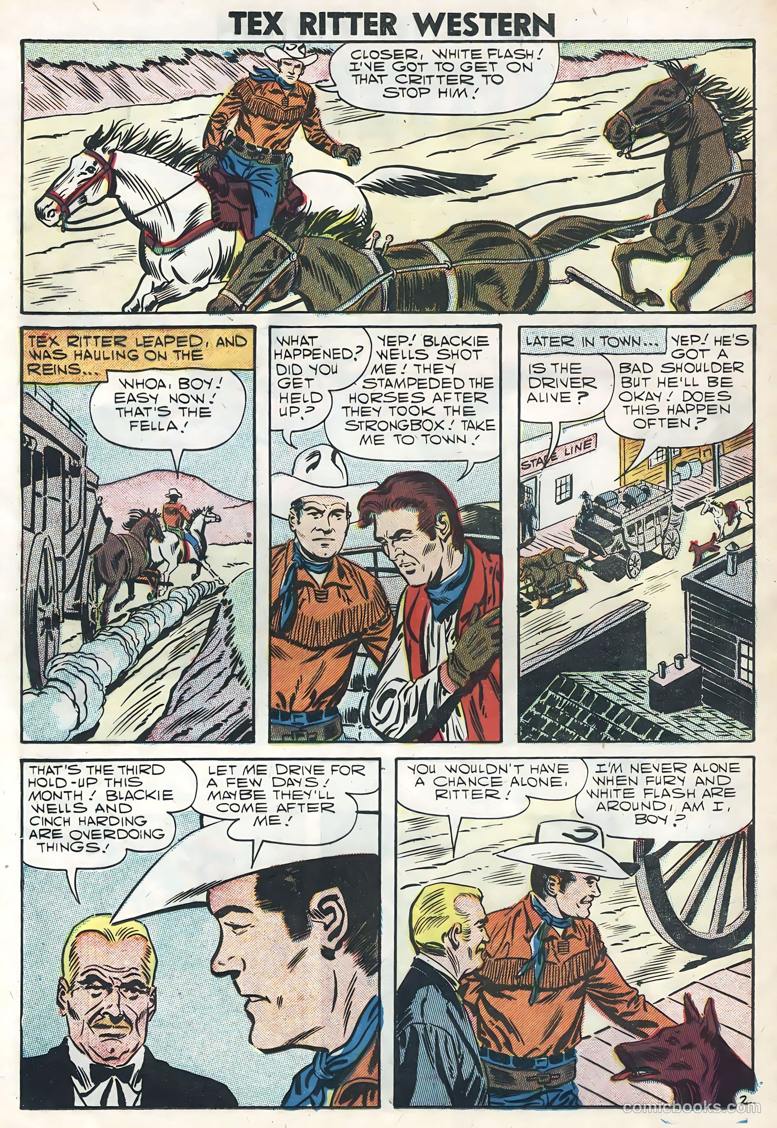 Tex Ritter Western #39 (1958) — page 12 of 36