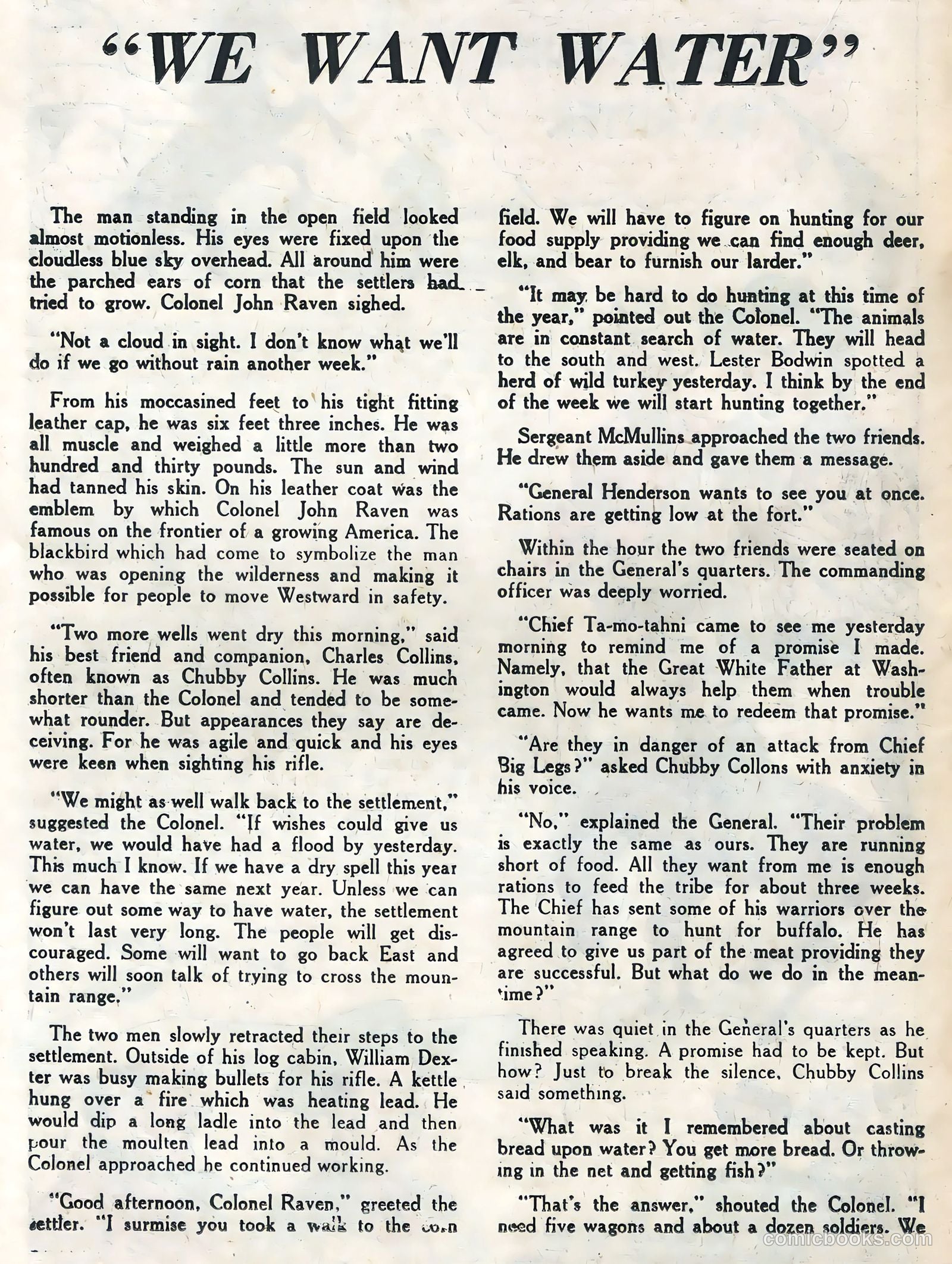 Tex Ritter Western #39 (1958) — page 18 of 36
