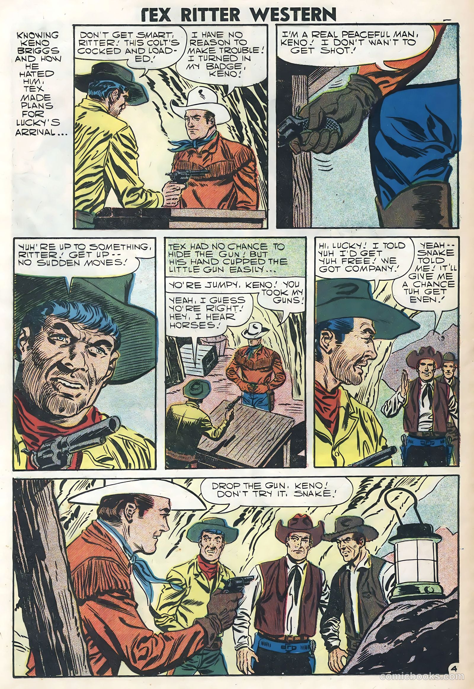 Tex Ritter Western #39 (1958) — page 24 of 36