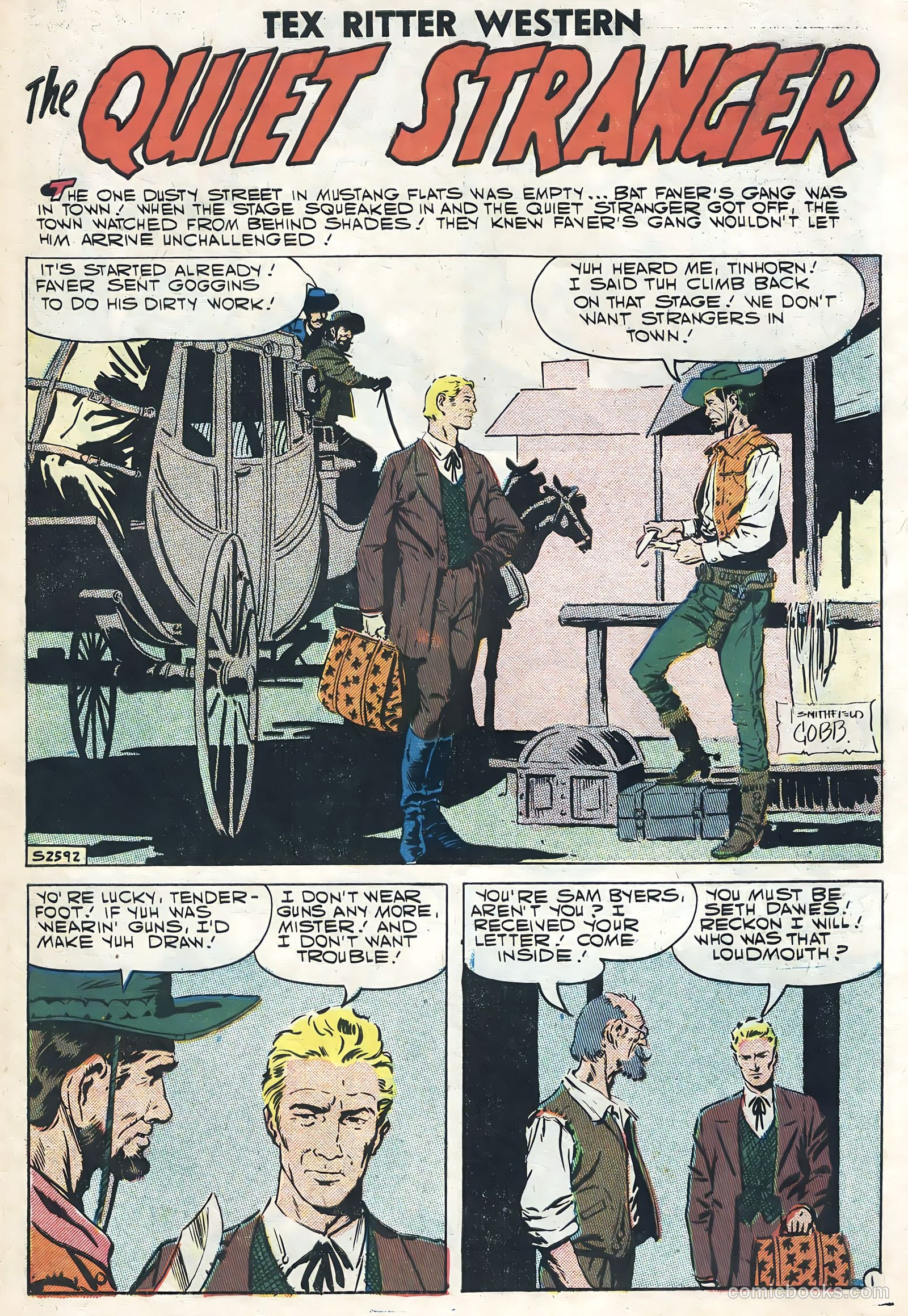 Tex Ritter Western #39 (1958) — page 27 of 36