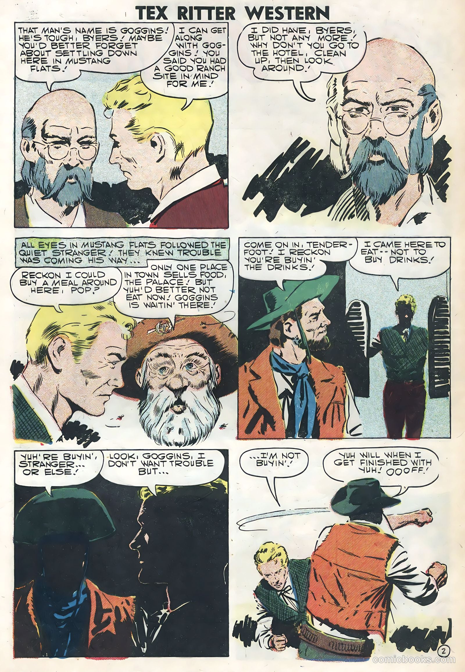 Tex Ritter Western #39 (1958) — page 28 of 36