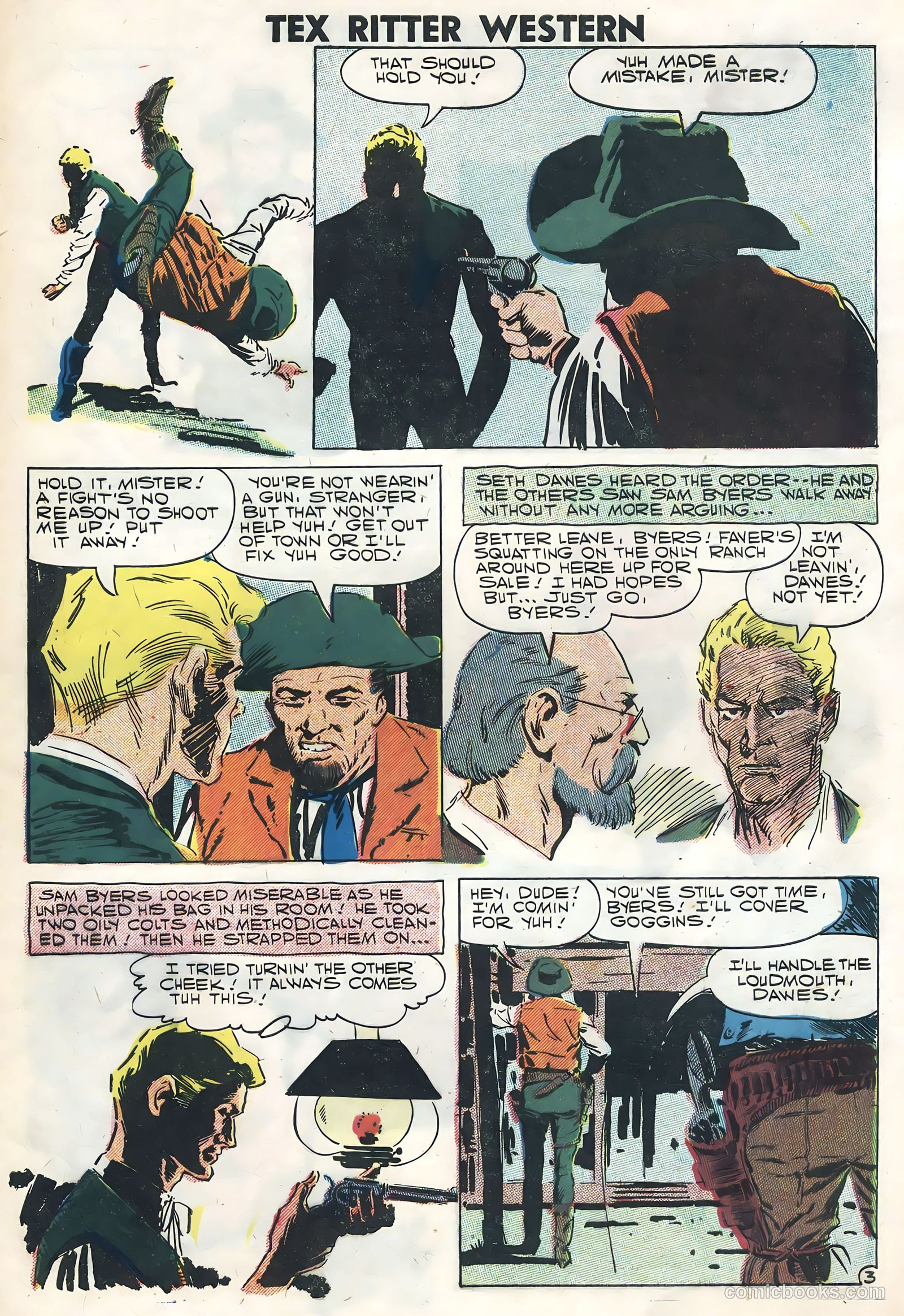 Tex Ritter Western #39 (1958) — page 29 of 36