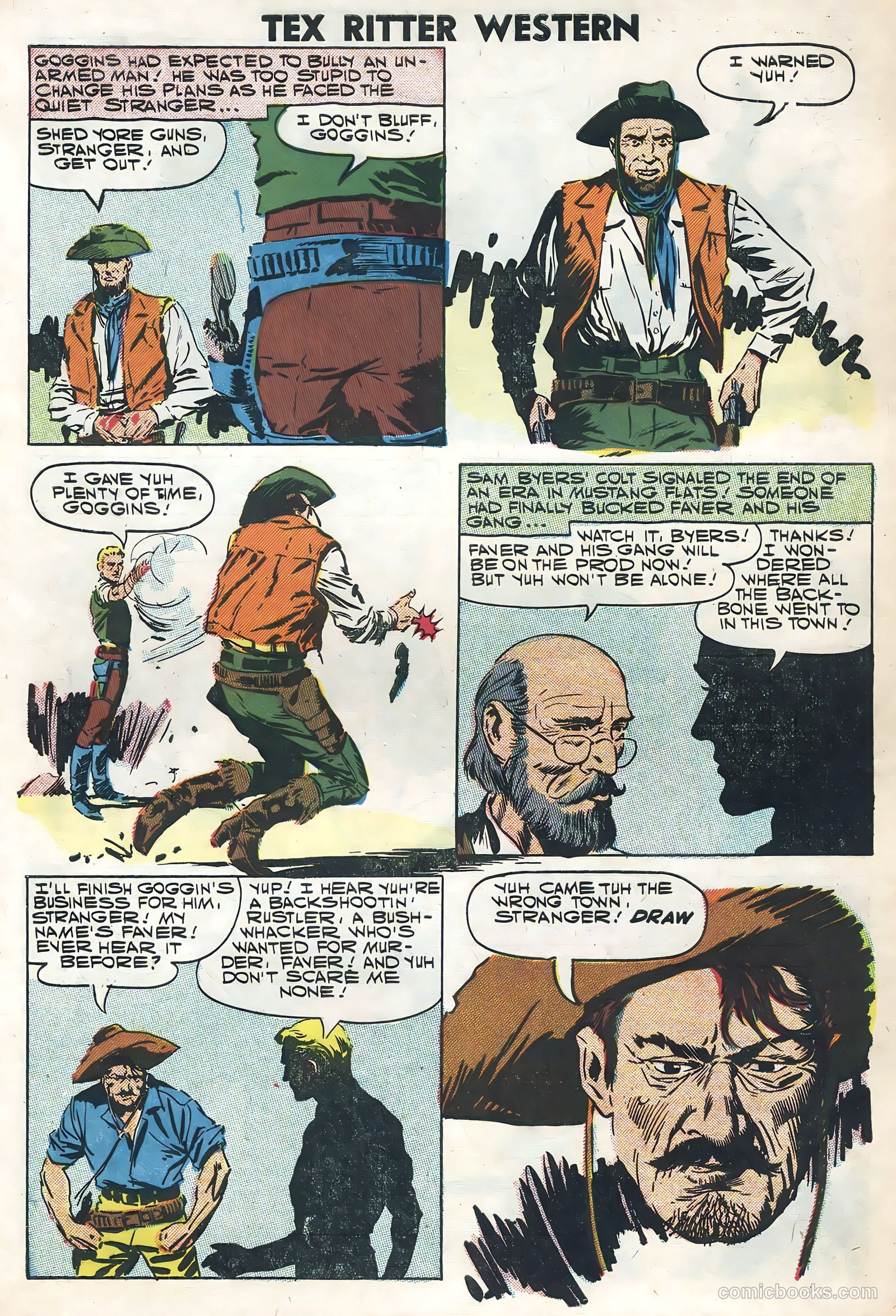Tex Ritter Western #39 (1958) — page 30 of 36