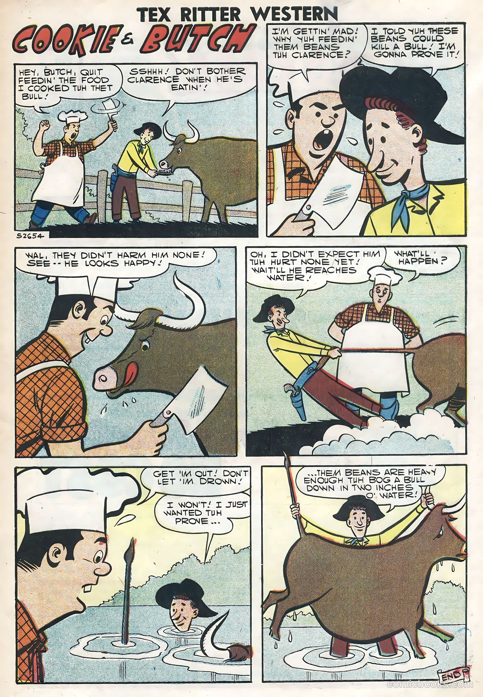 Tex Ritter Western #39 (1958) — page 33 of 36