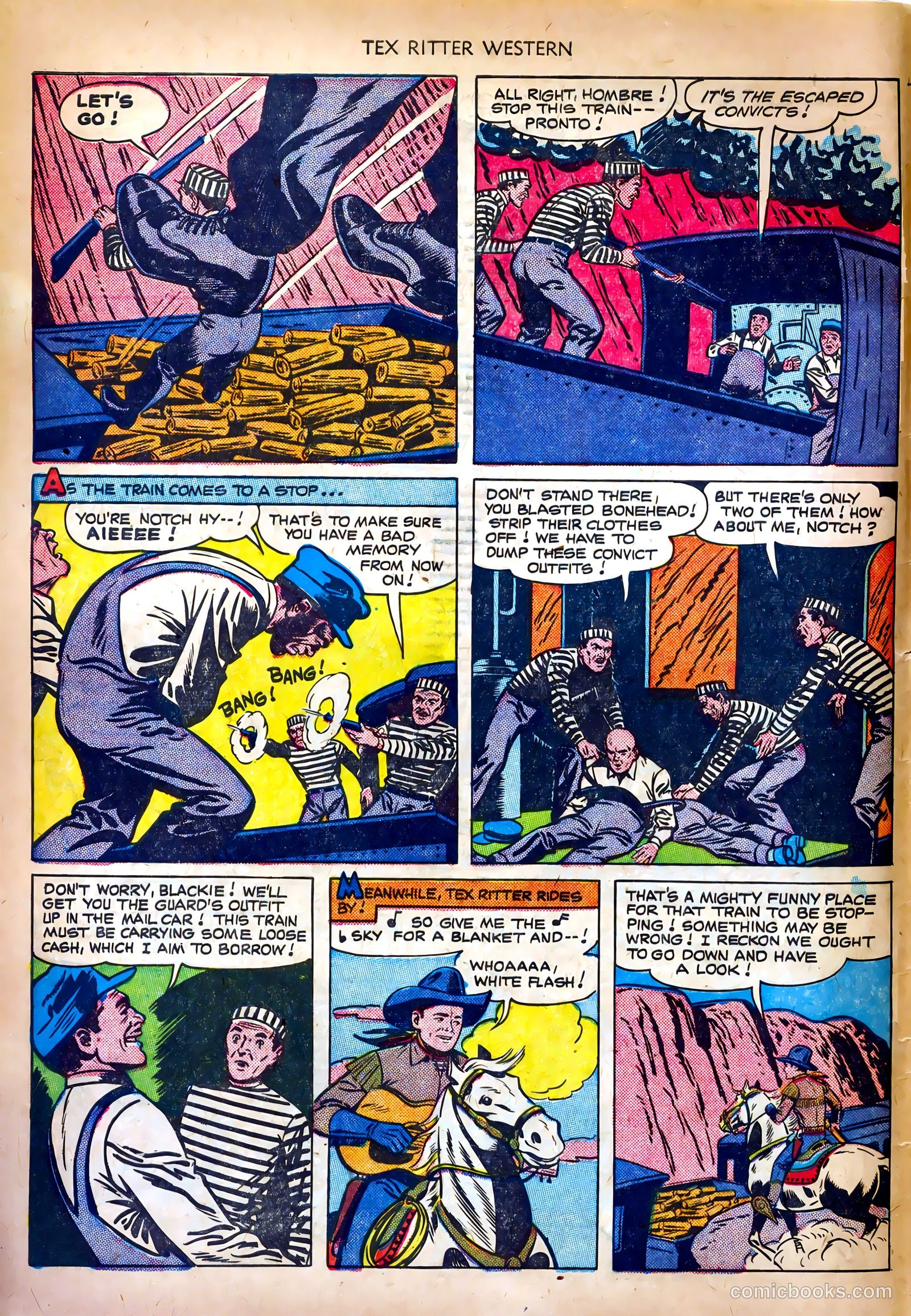 Tex Ritter Western #4 (1951) — page 4 of 36