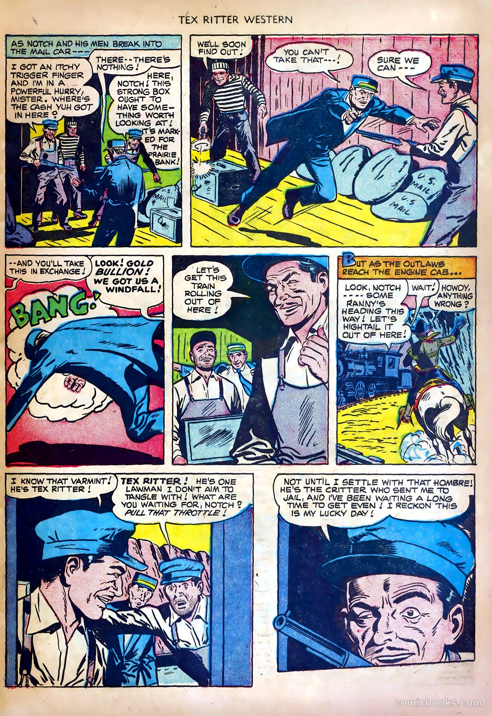Tex Ritter Western #4 (1951) — page 5 of 36