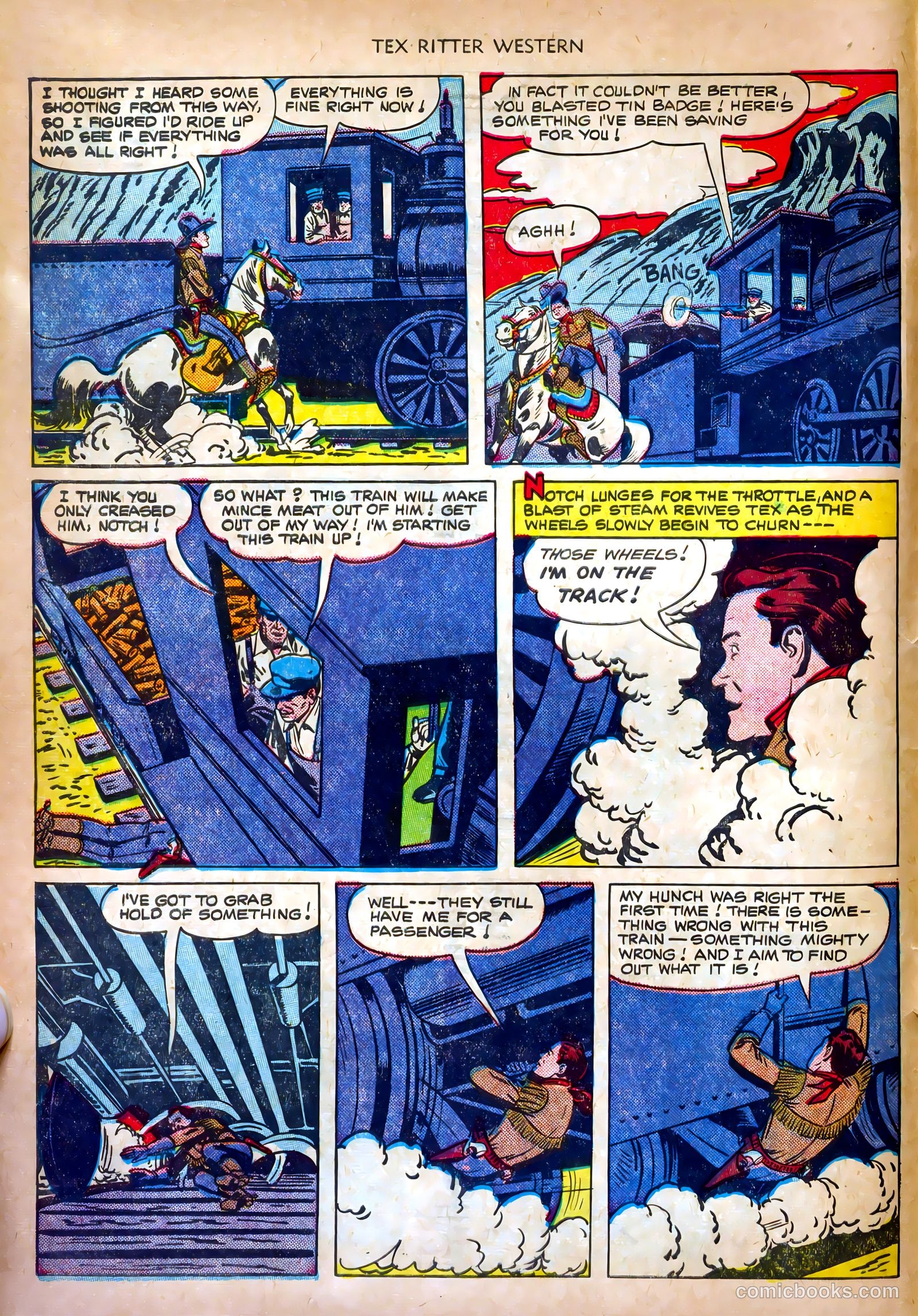 Tex Ritter Western #4 (1951) — page 6 of 36