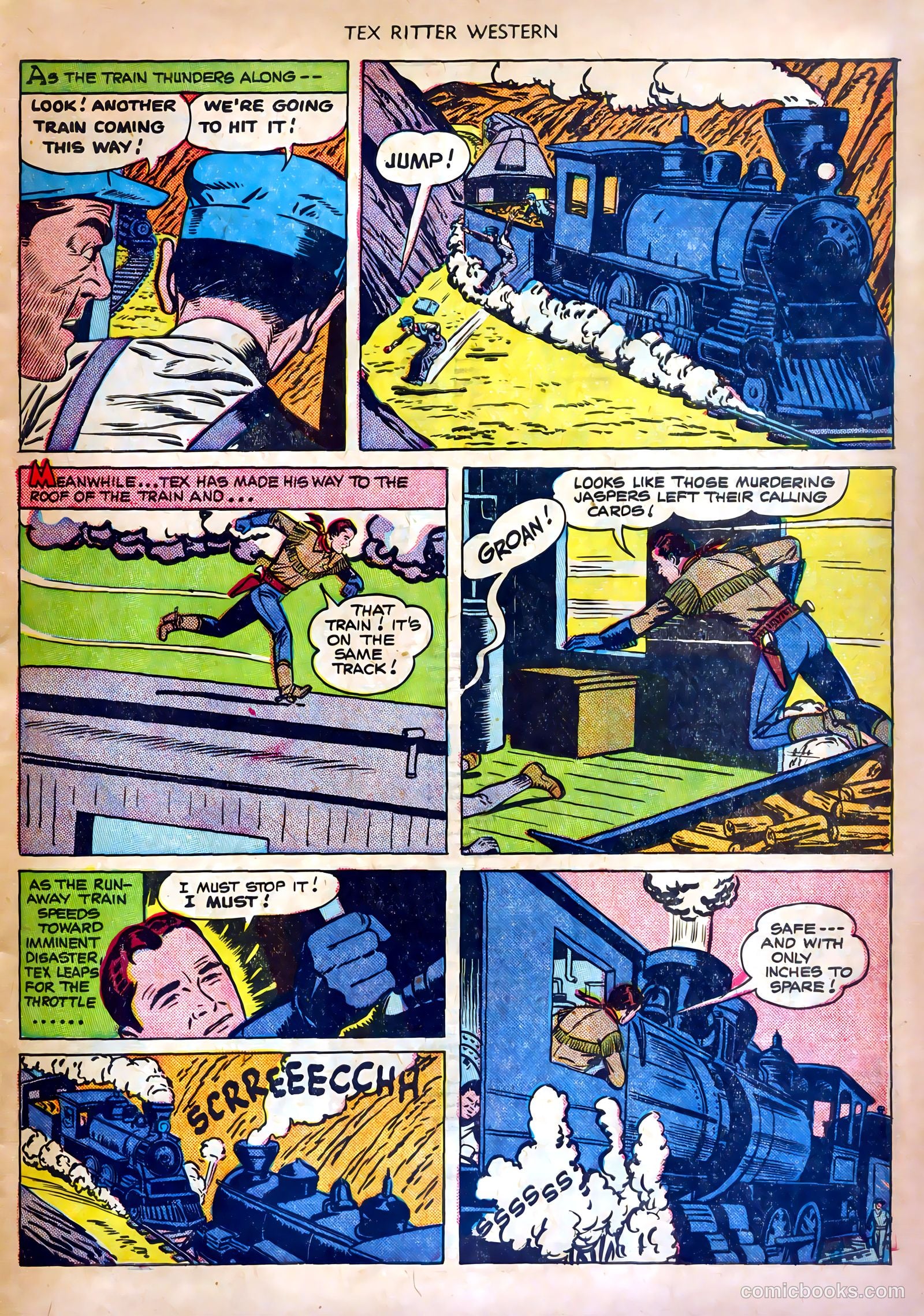 Tex Ritter Western #4 (1951) — page 7 of 36