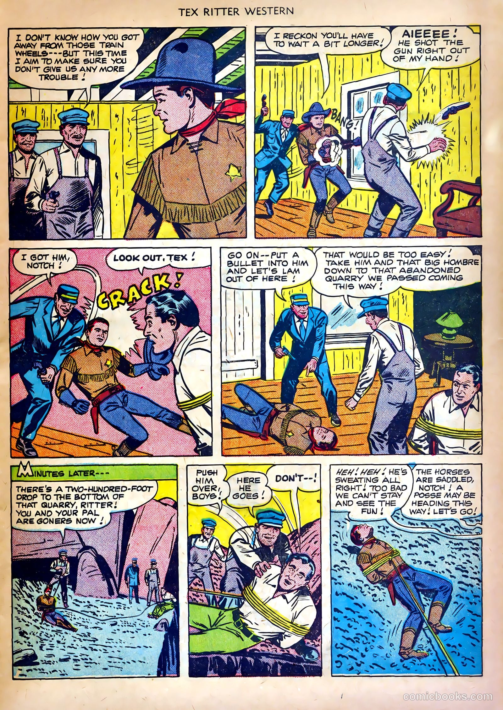 Tex Ritter Western #4 (1951) — page 9 of 36
