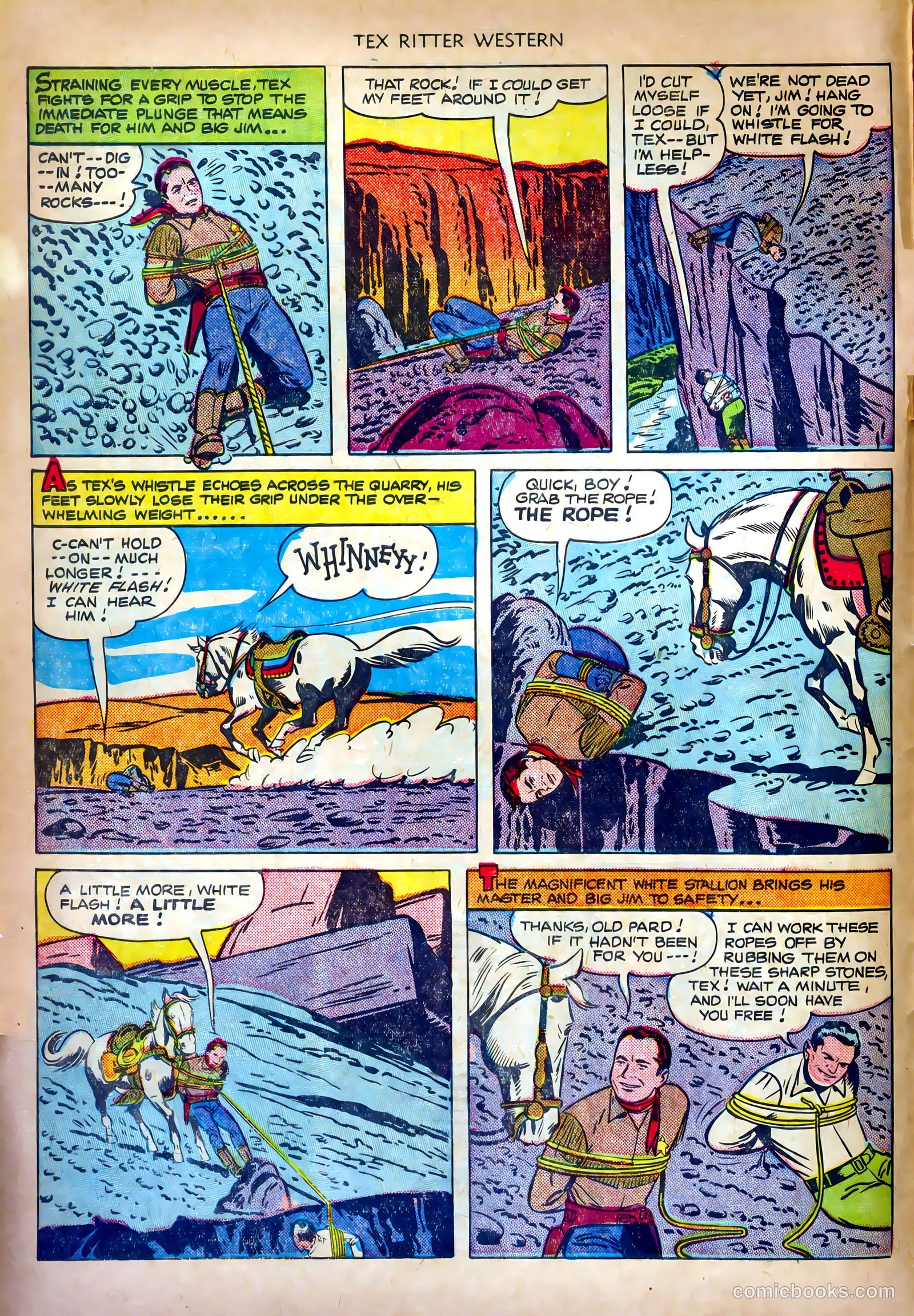 Tex Ritter Western #4 (1951) — page 10 of 36