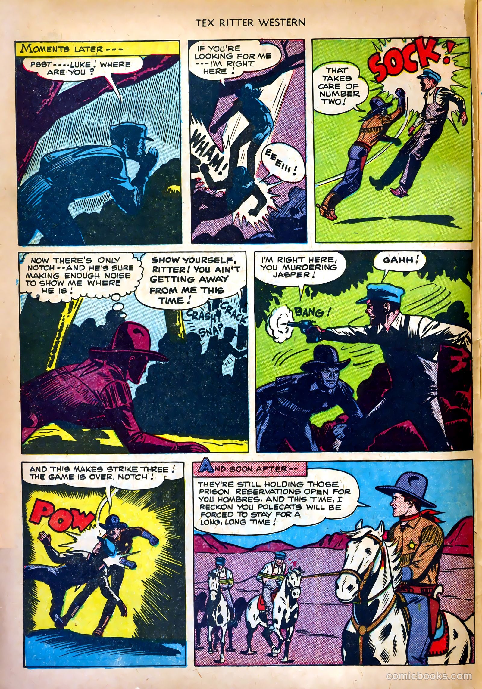 Tex Ritter Western #4 (1951) — page 12 of 36