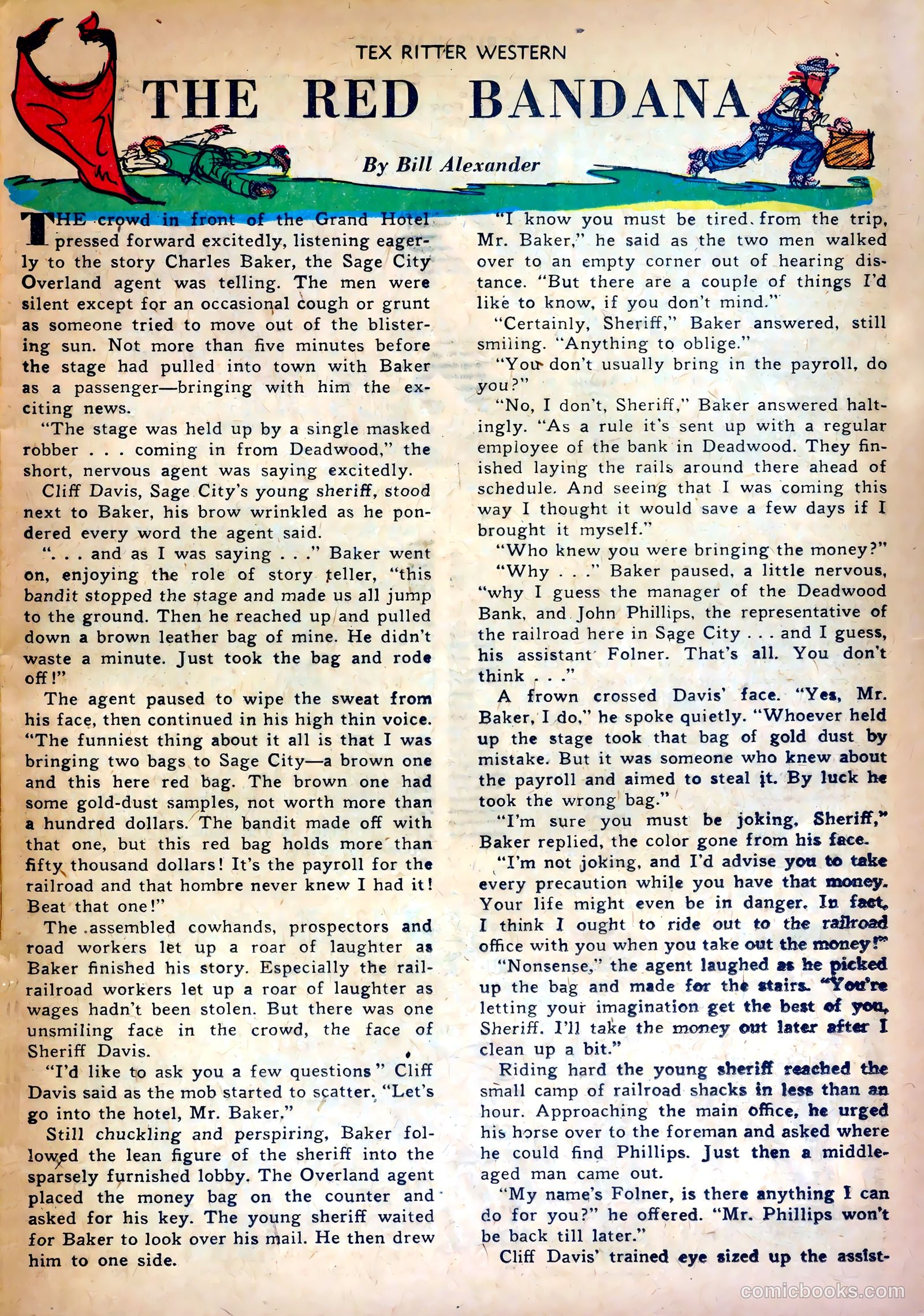Tex Ritter Western #4 (1951) — page 13 of 36