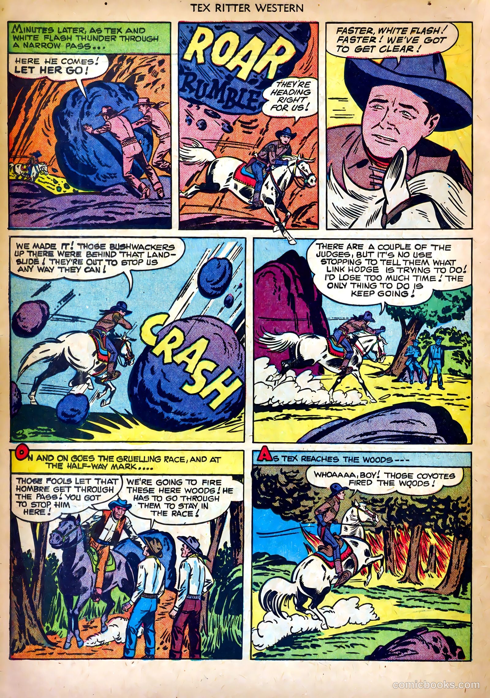 Tex Ritter Western #4 (1951) — page 20 of 36