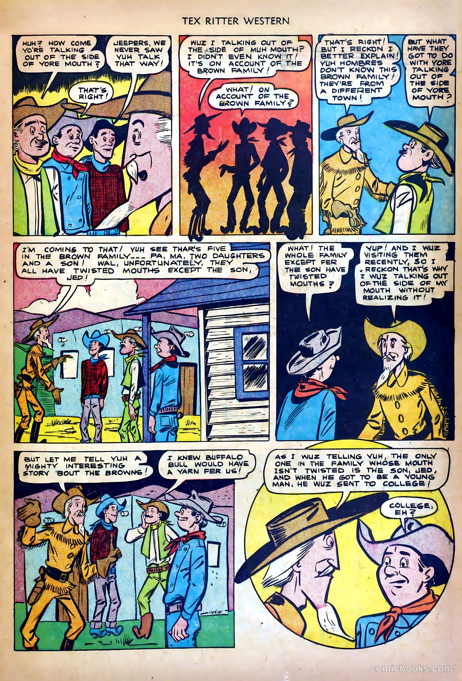 Tex Ritter Western #4 (1951) — page 25 of 36