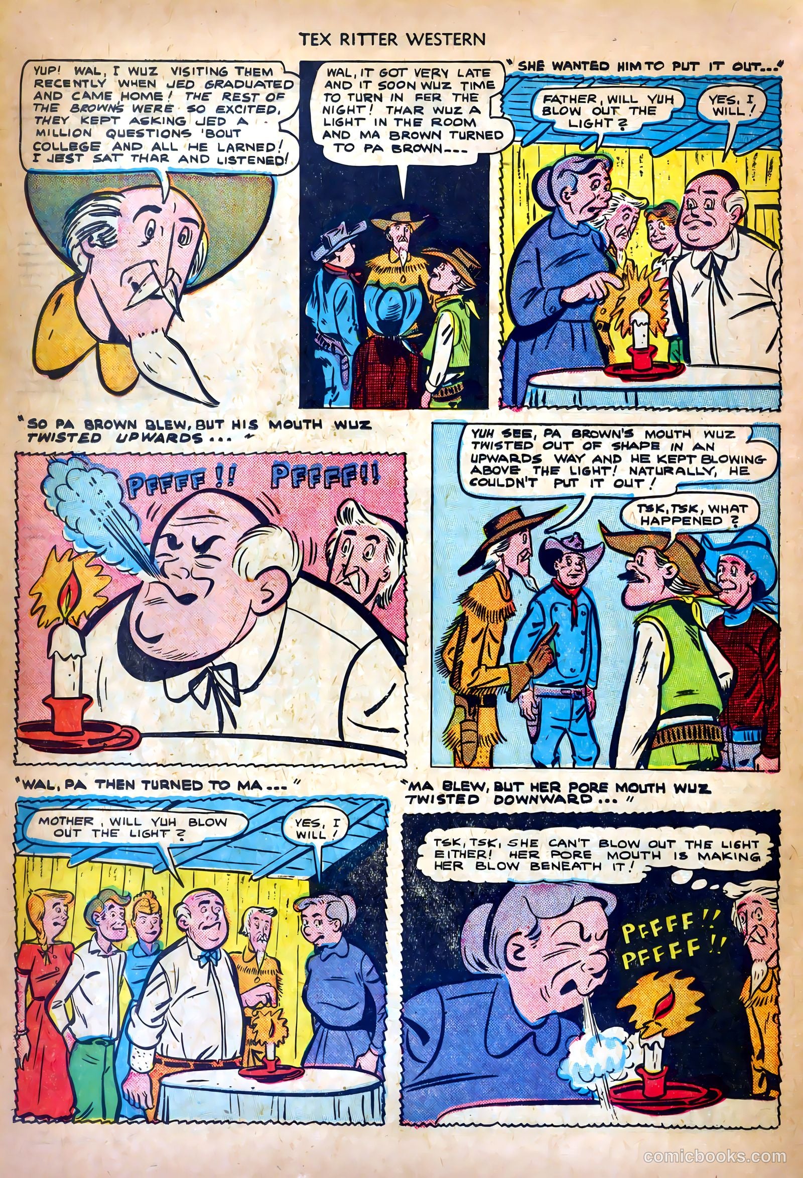 Tex Ritter Western #4 (1951) — page 26 of 36