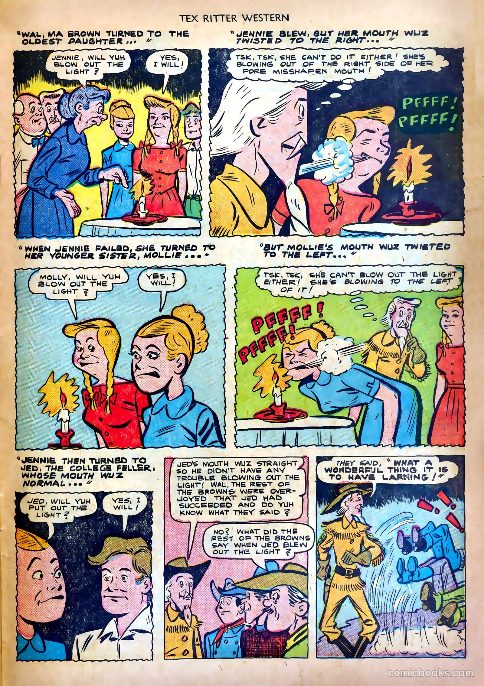 Tex Ritter Western #4 (1951) — page 27 of 36